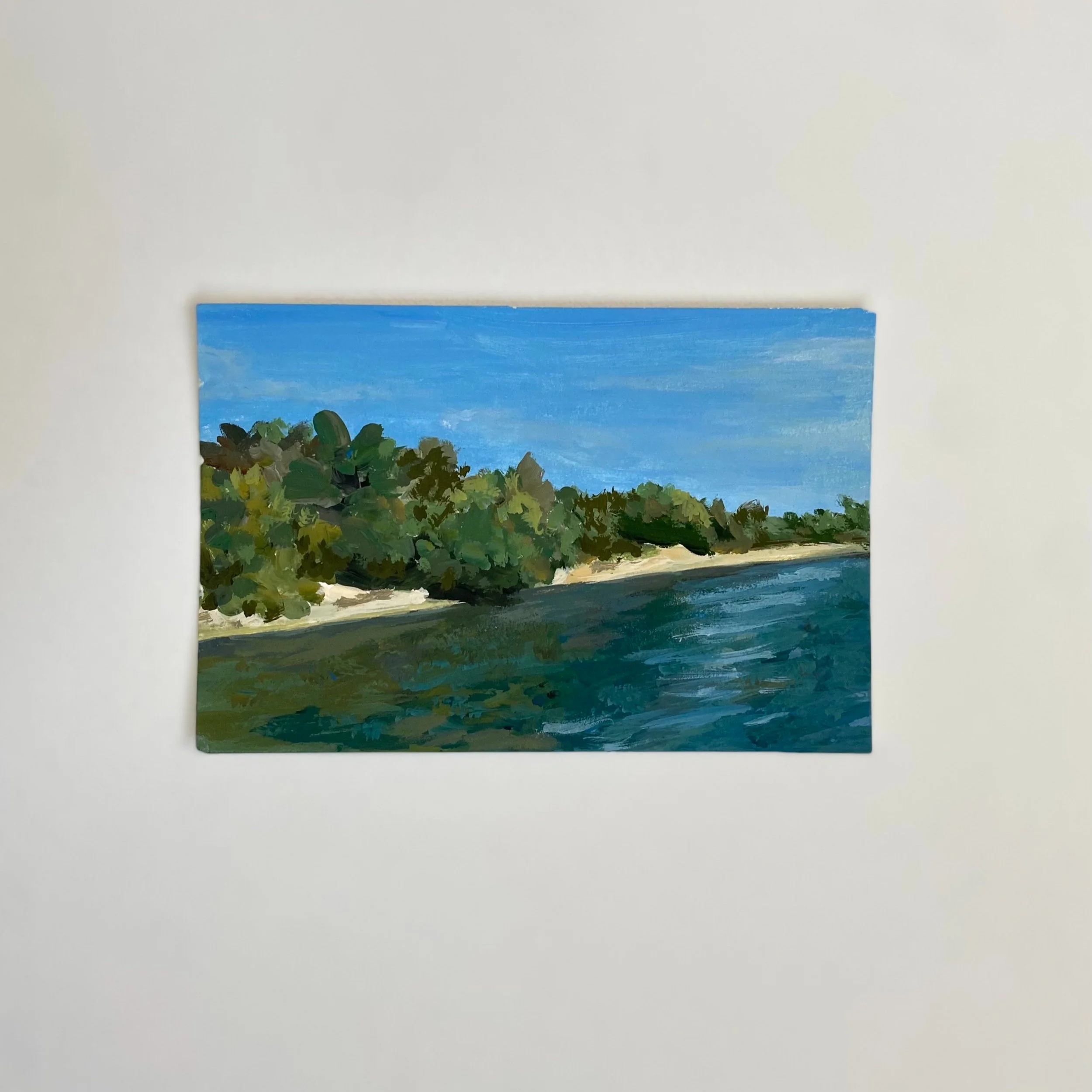 Florida #4, 4"x6",  acrylic on paper