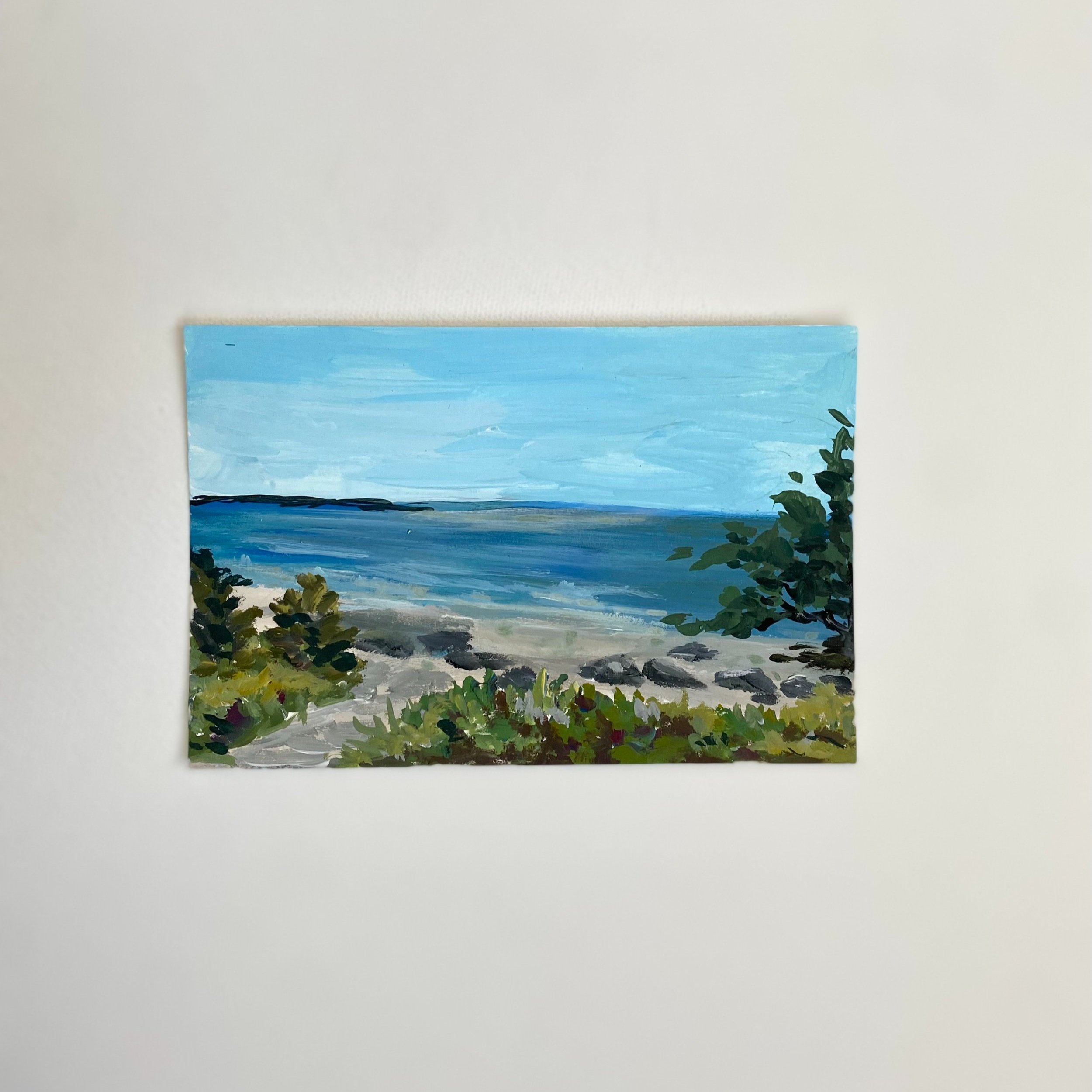 Florida #7, 4"x6",  acrylic on paper