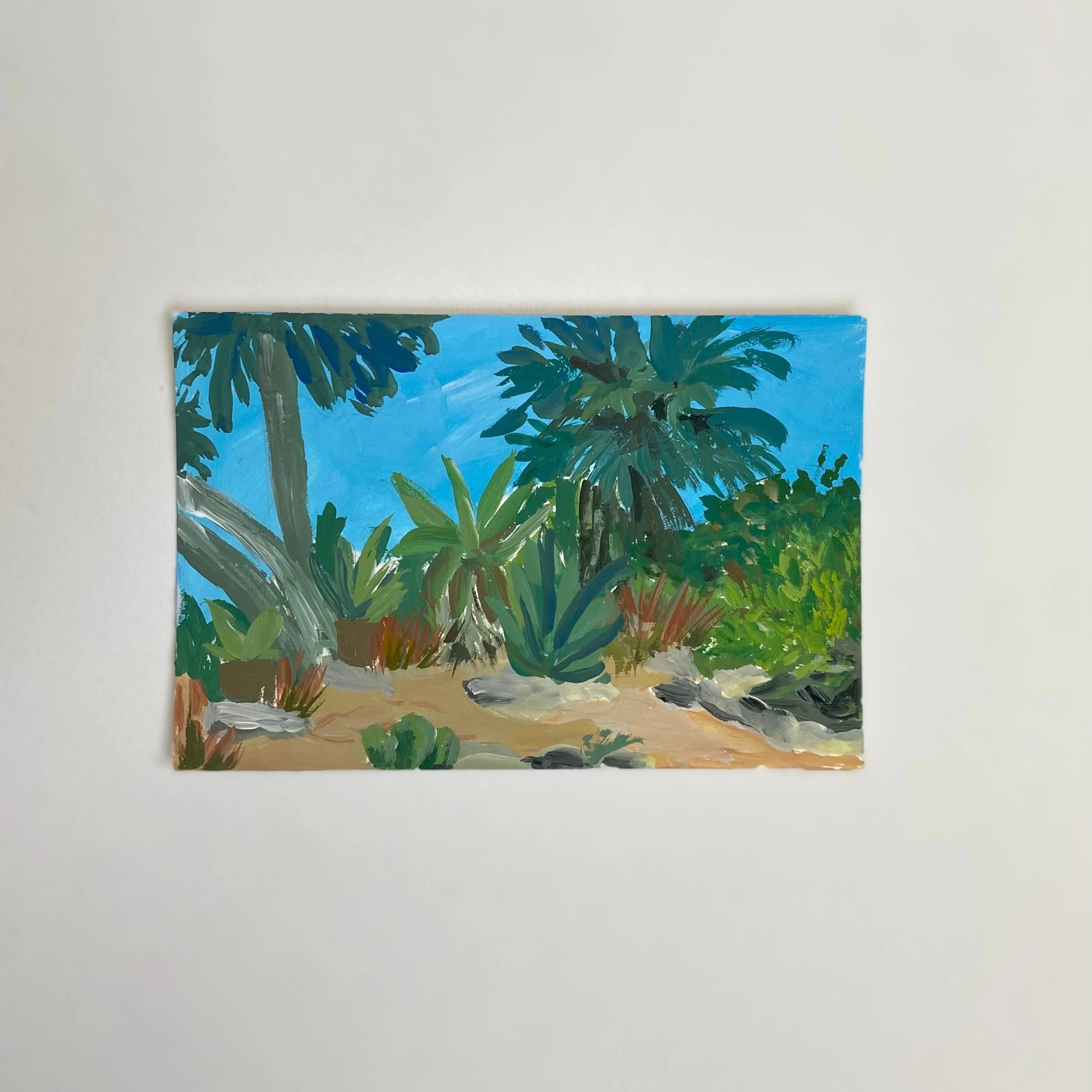 Florida #6, 4"x6",  acrylic on paper