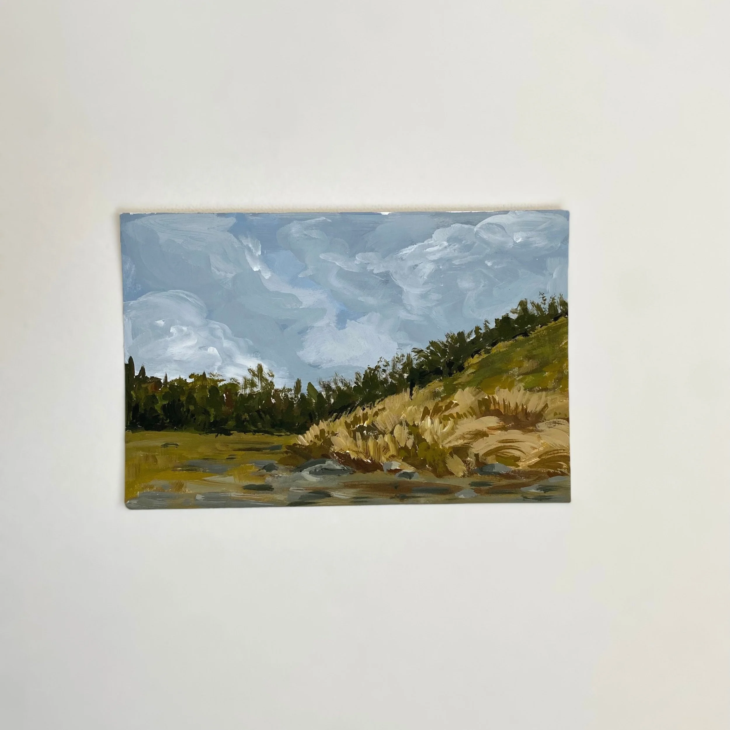 Midwest #5, 4"x6",  acrylic on paper