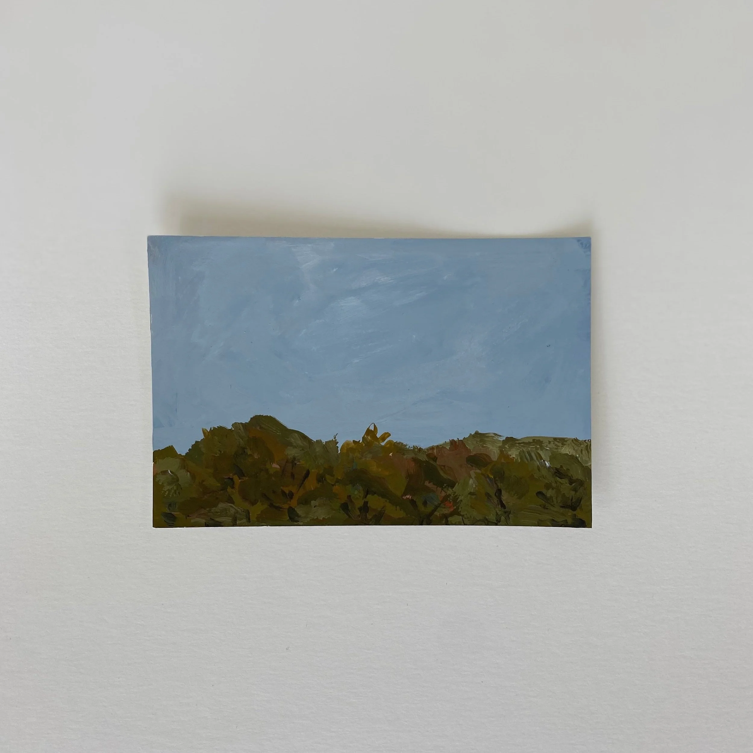 Midwest #9, 4"x6", acrylic on paper