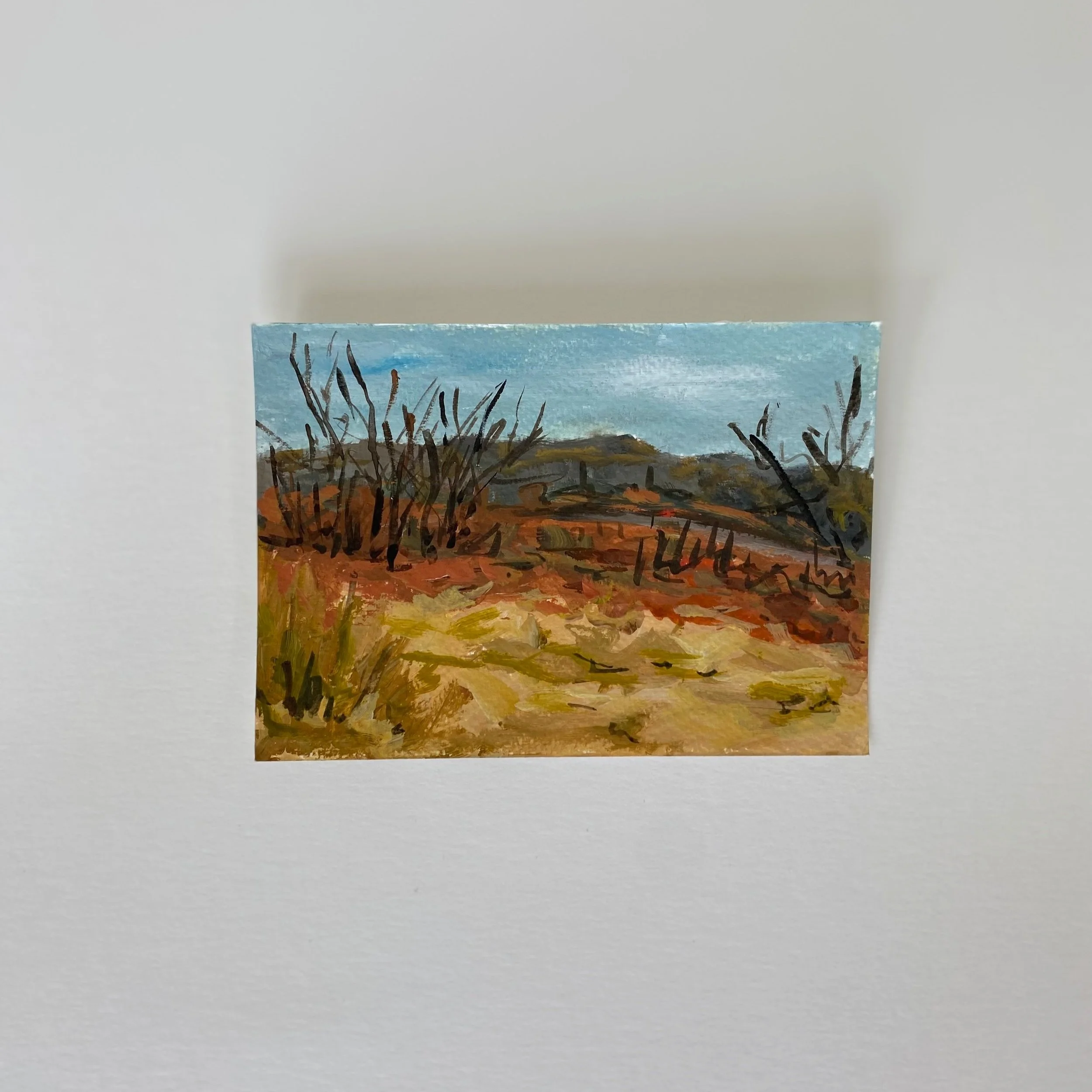 Midwest #10, 4"x6", acrylic on paper