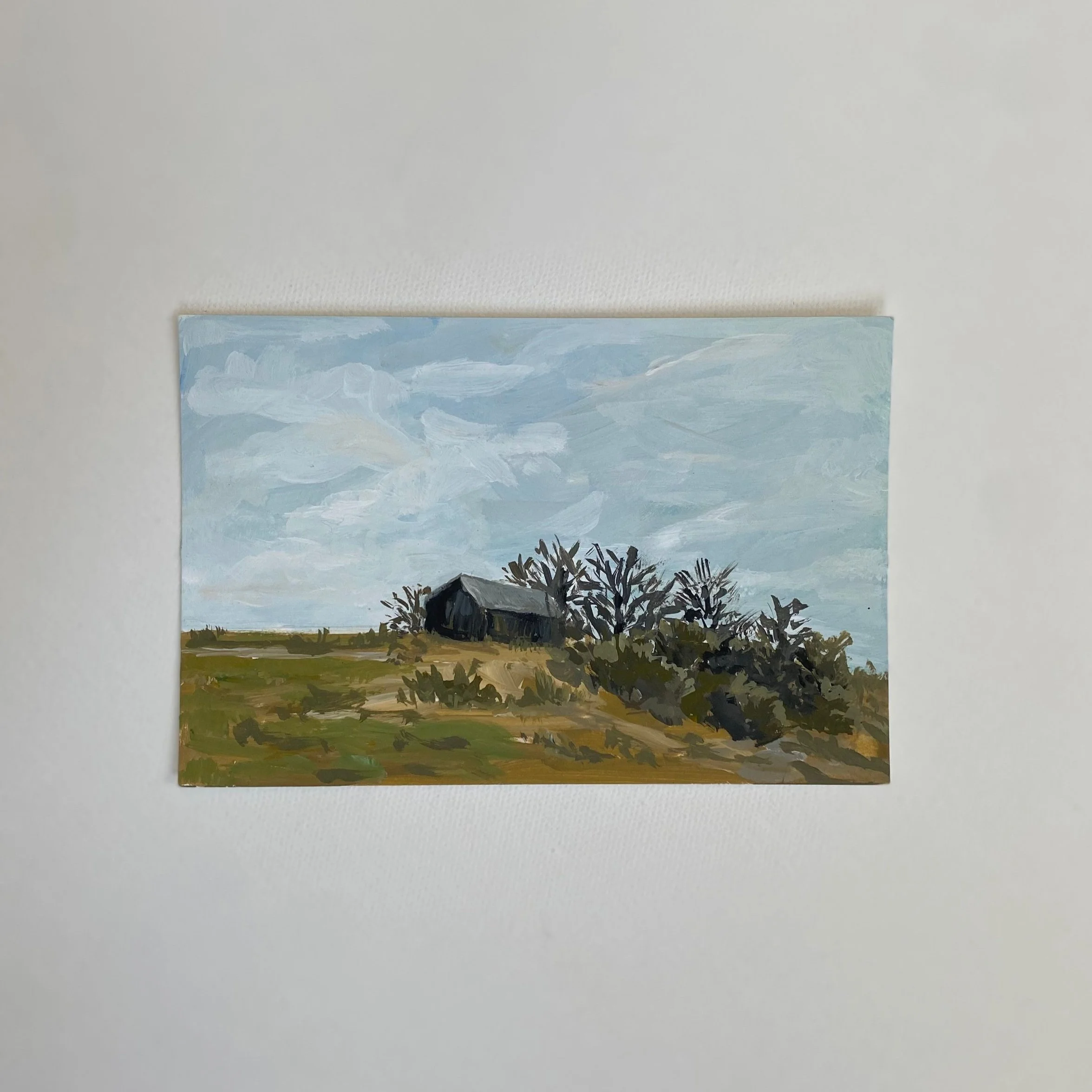 Midwest #11, 4"x6", acrylic on paper