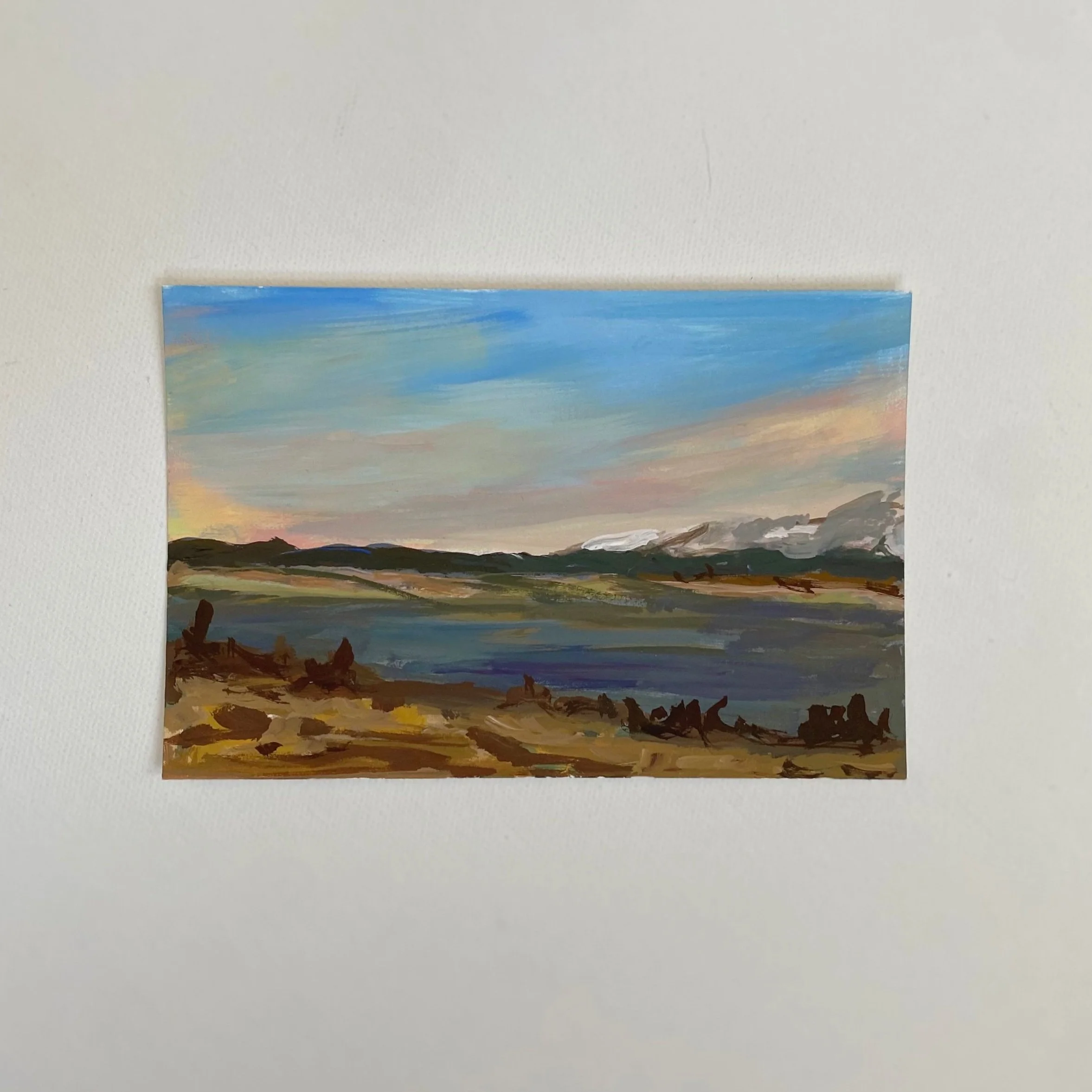 Colorado #2, 4"x6", acrylic on paper