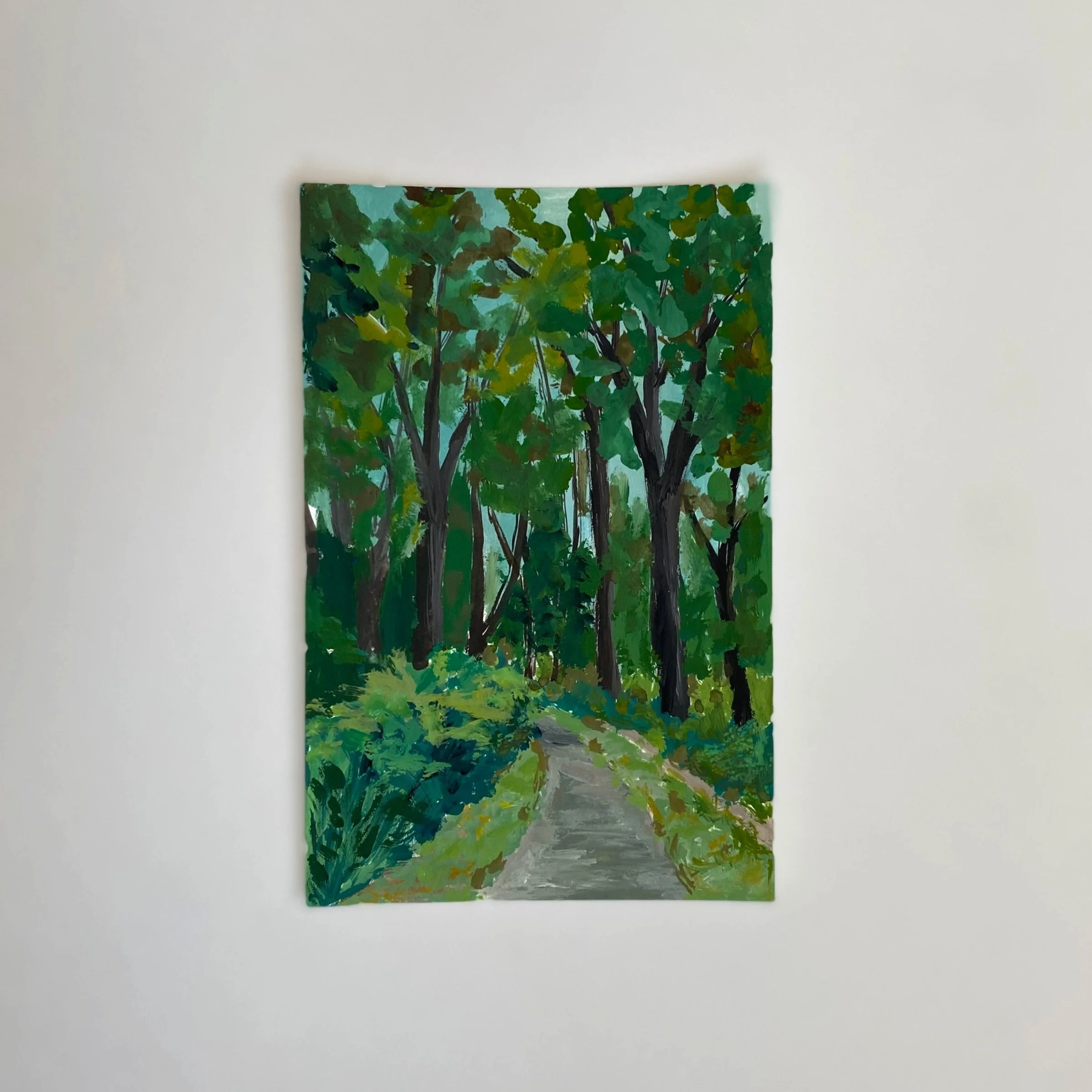 Ohio #1, 4"x6", acrylic on paper