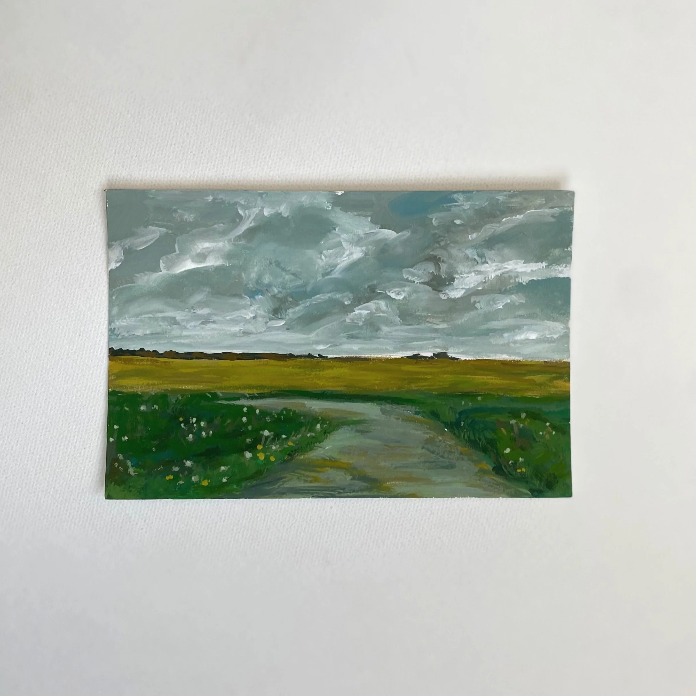 Midwest #16, 4"x6", acrylic on paper