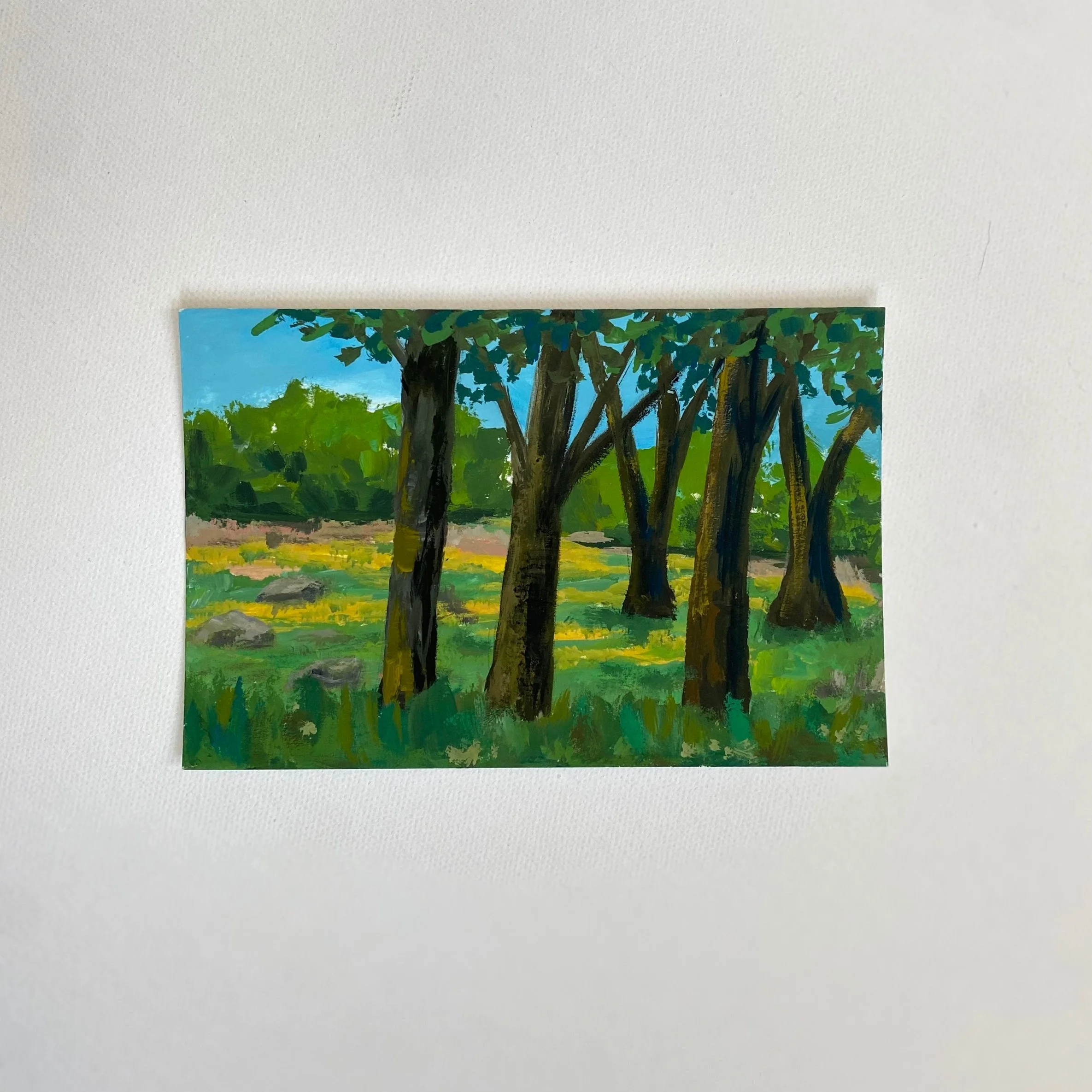 Midwest #17, 4"x6", acrylic on paper