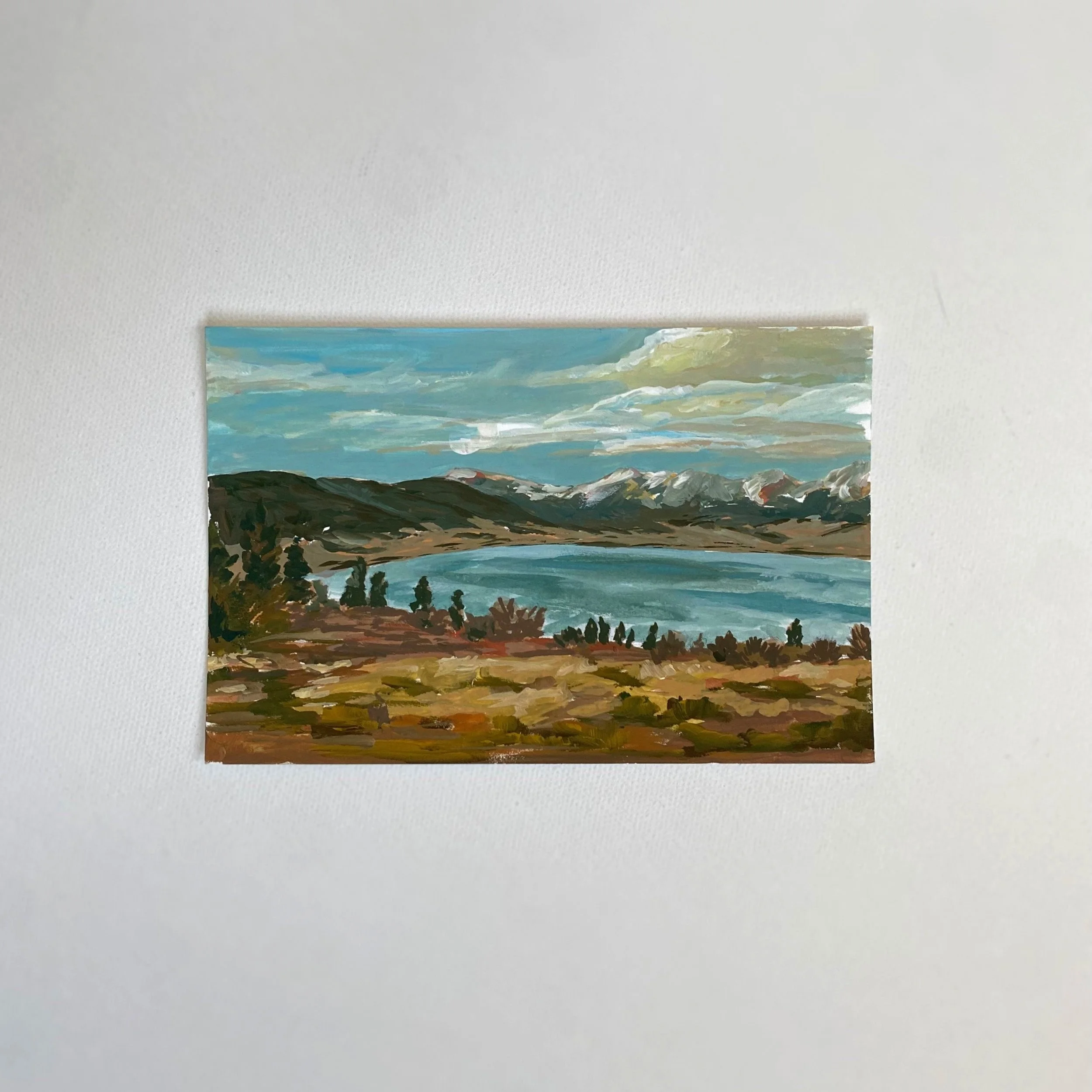 Colorado #4, 4"x6", Acrylic on paper