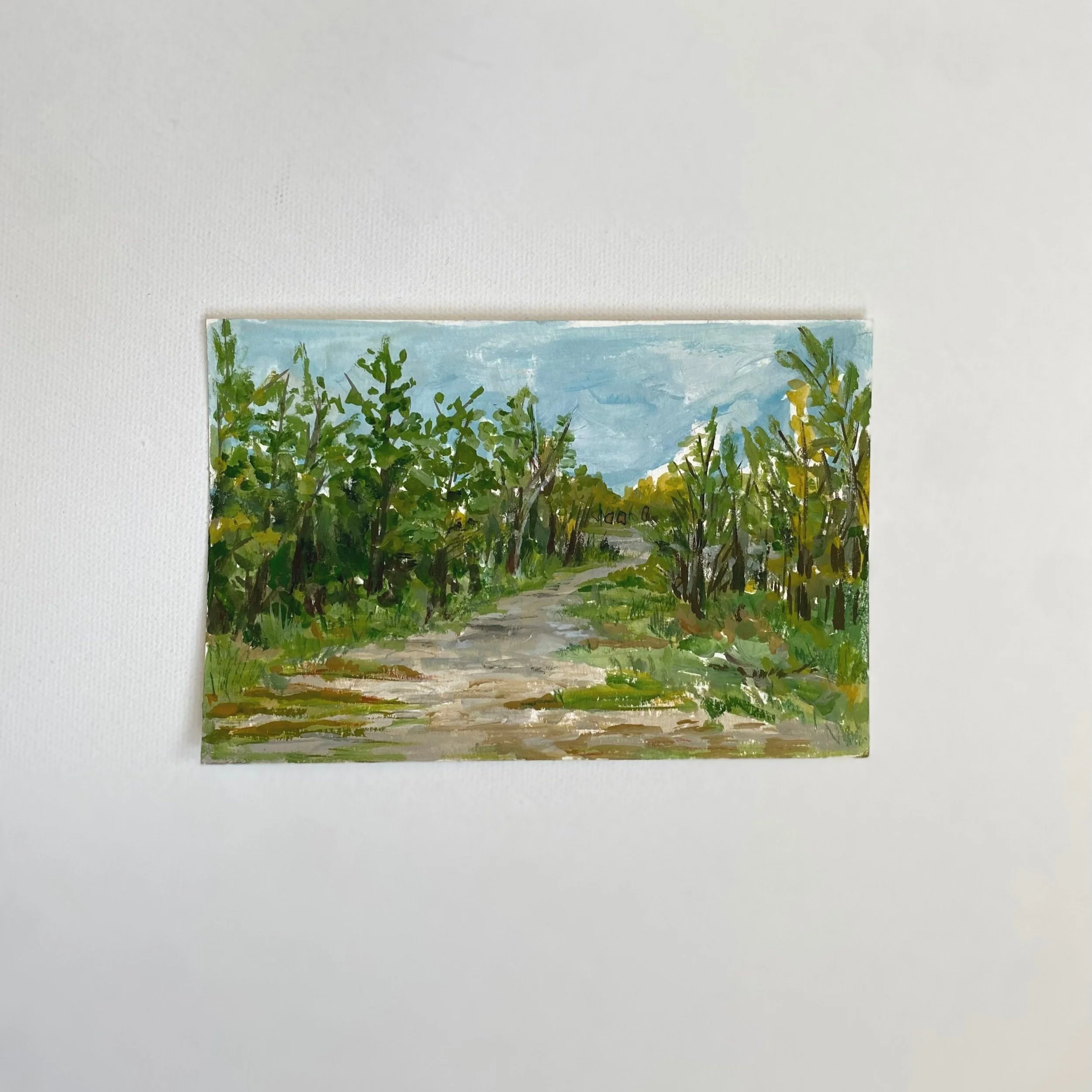 Ohio #10, 4"x6", Acrylic on paper