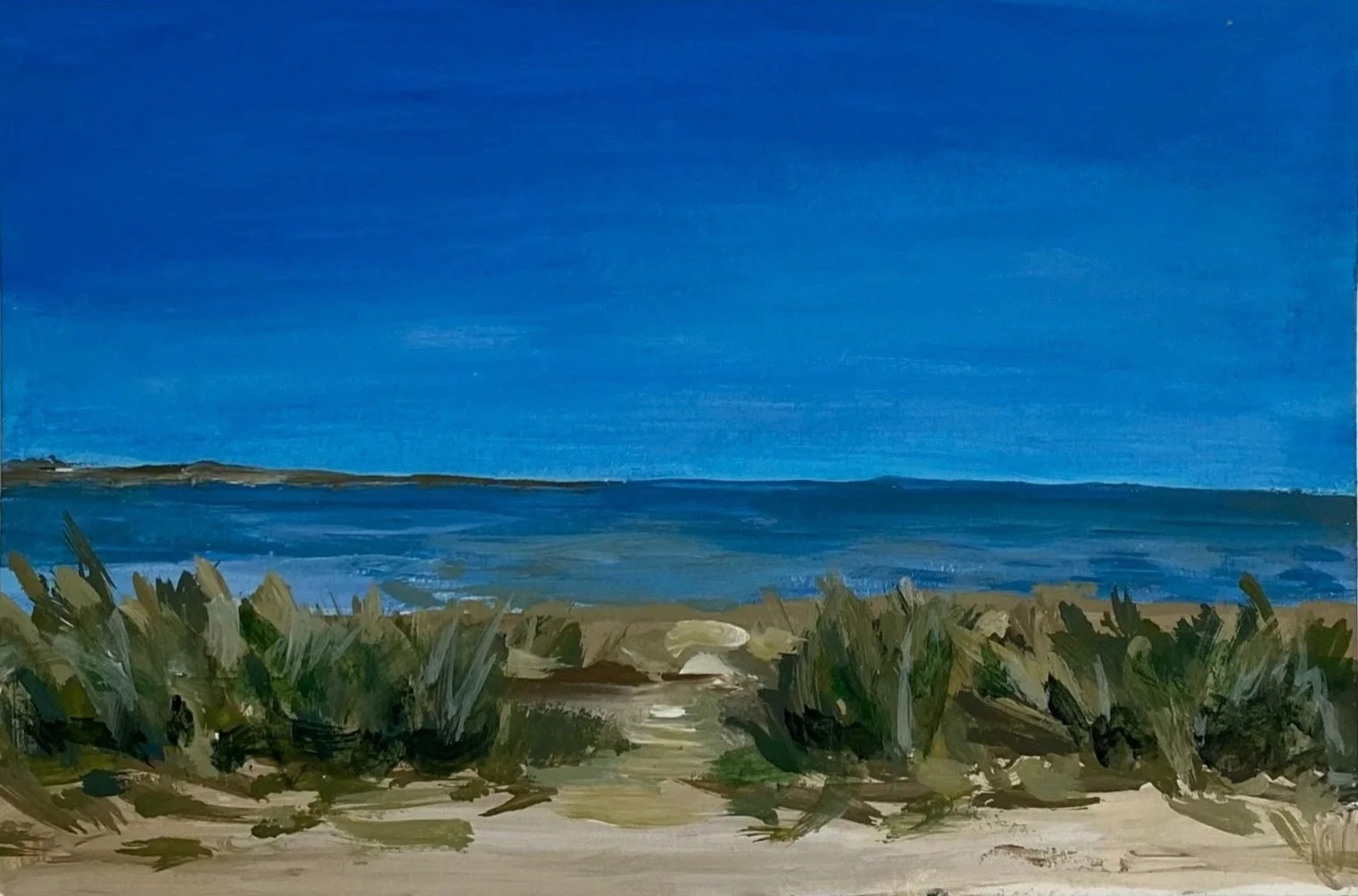 Florida #5, 4"x6",  acrylic on paper, $100