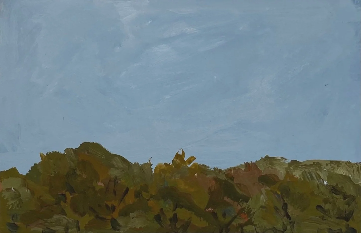 Midwest #9, 4"x6", acrylic on paper, $100