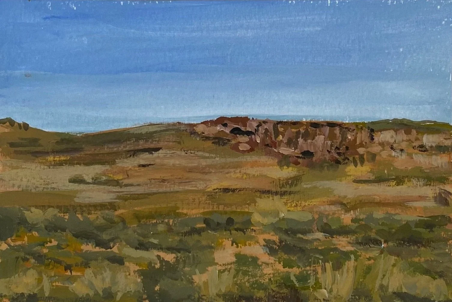 Utah #3, 4"x6", acrylic on paper, $100