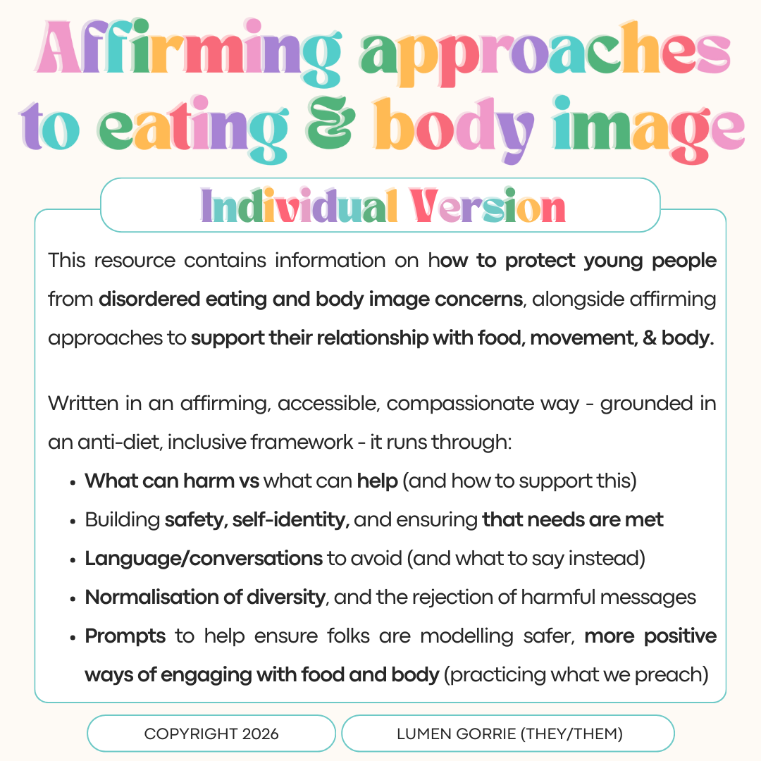 Affirming Approaches to Eating & Body Image - Individual License/Use