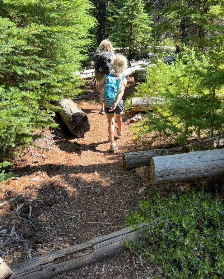 Took us 2 hours to hike one mile but very worth it ✨ pro-tip from @marktsouth smuggle popsicles in your pack to blow your kids minds after setting up camp ⛺️