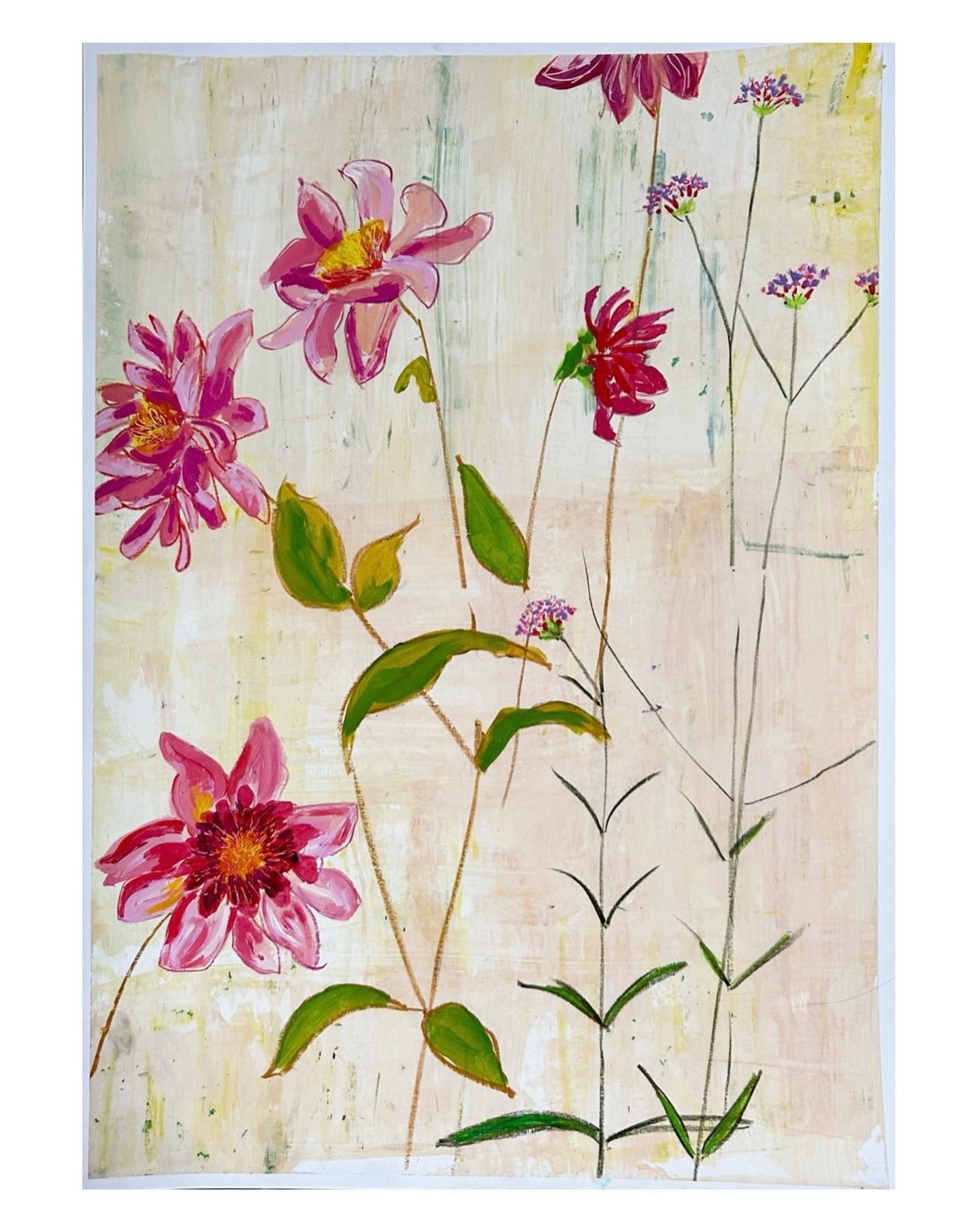 Summer Blooms on paper - Carly Gilliatt.JPEG