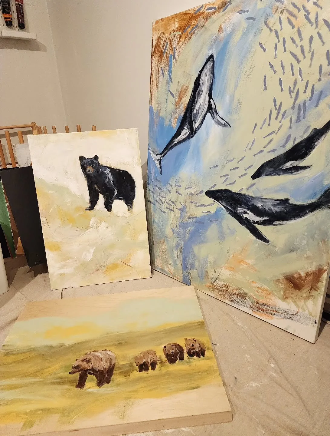 In the works π¨ π 
#canadianartist #canadianwildlifeartist #nelsonartist #kootenayartist