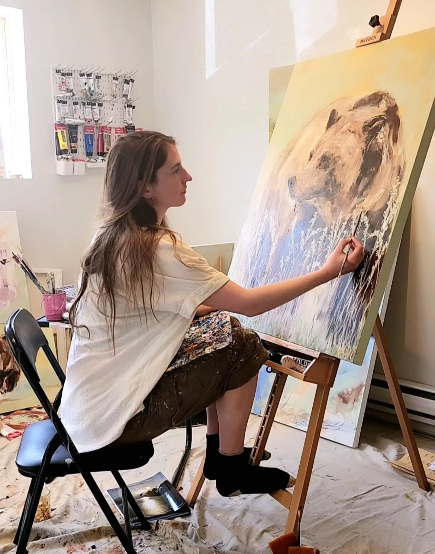 Some of my earliest memories are of sitting at the table drawing with my mum, who is also an artist and a lifelong animal enthusiast. We spent hours sketching together, her teaching me how to capture their expressions, and the small details that made
