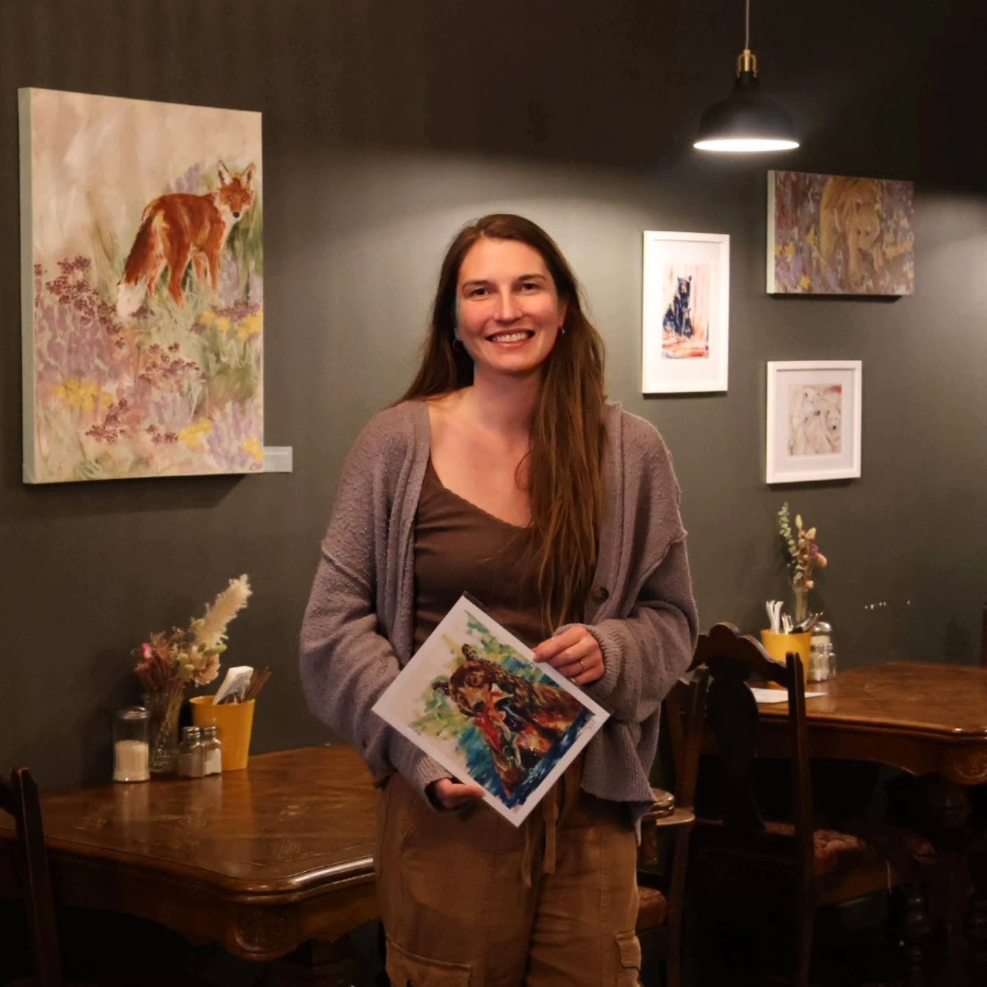 Last Saturday I was up in Revelstoke setting up my exhibition at Flourish Bakery This show feels especially meaningful because Revelstoke was where I first landed when I moved to Canada in 2017. I spent two incredible, slightly unruly years in this u