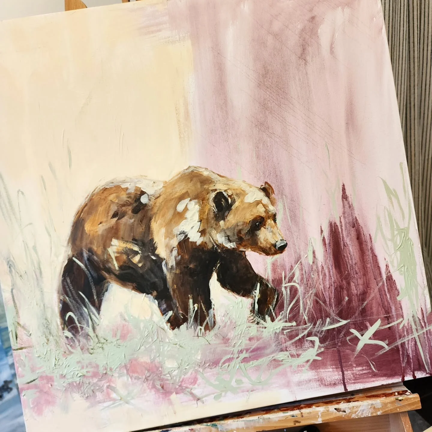 More bears! Imagine that 🐻

A few of the pieces coming together for the August round of @artwalknelson next week.
Come out and say hi for the opening next Friday evening (July 31st). My work will be exhibited at @lnc_bakery on Baker Street ✨️

Which