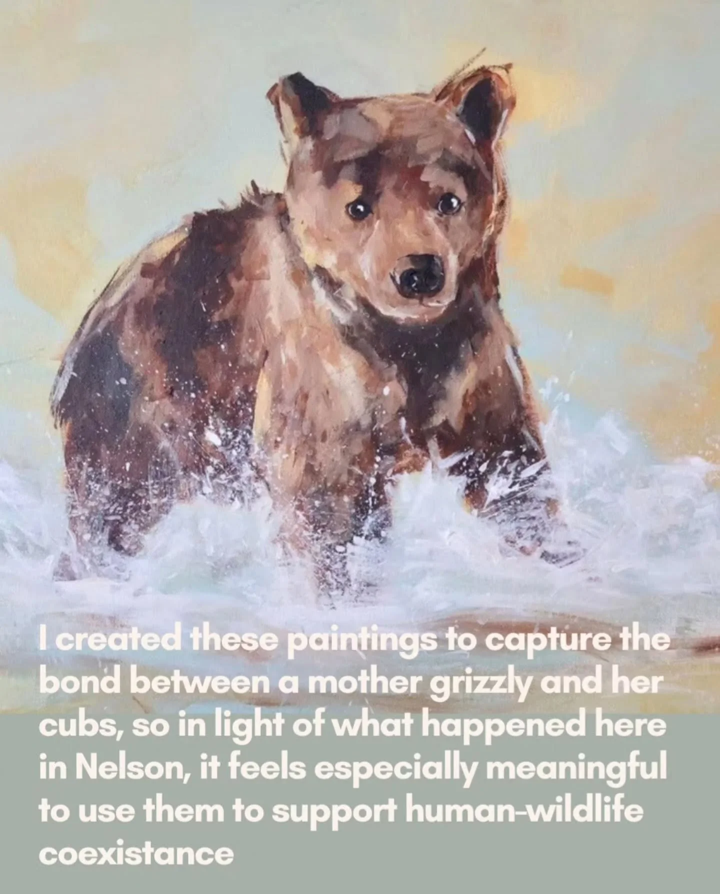 I was so sad to hear about the killing of the mother grizzly here in Nelson last week. It is always devastating to hear that an animal has lost its life as a result of encounters with humans, but having seen her around a few times, and starting to fo