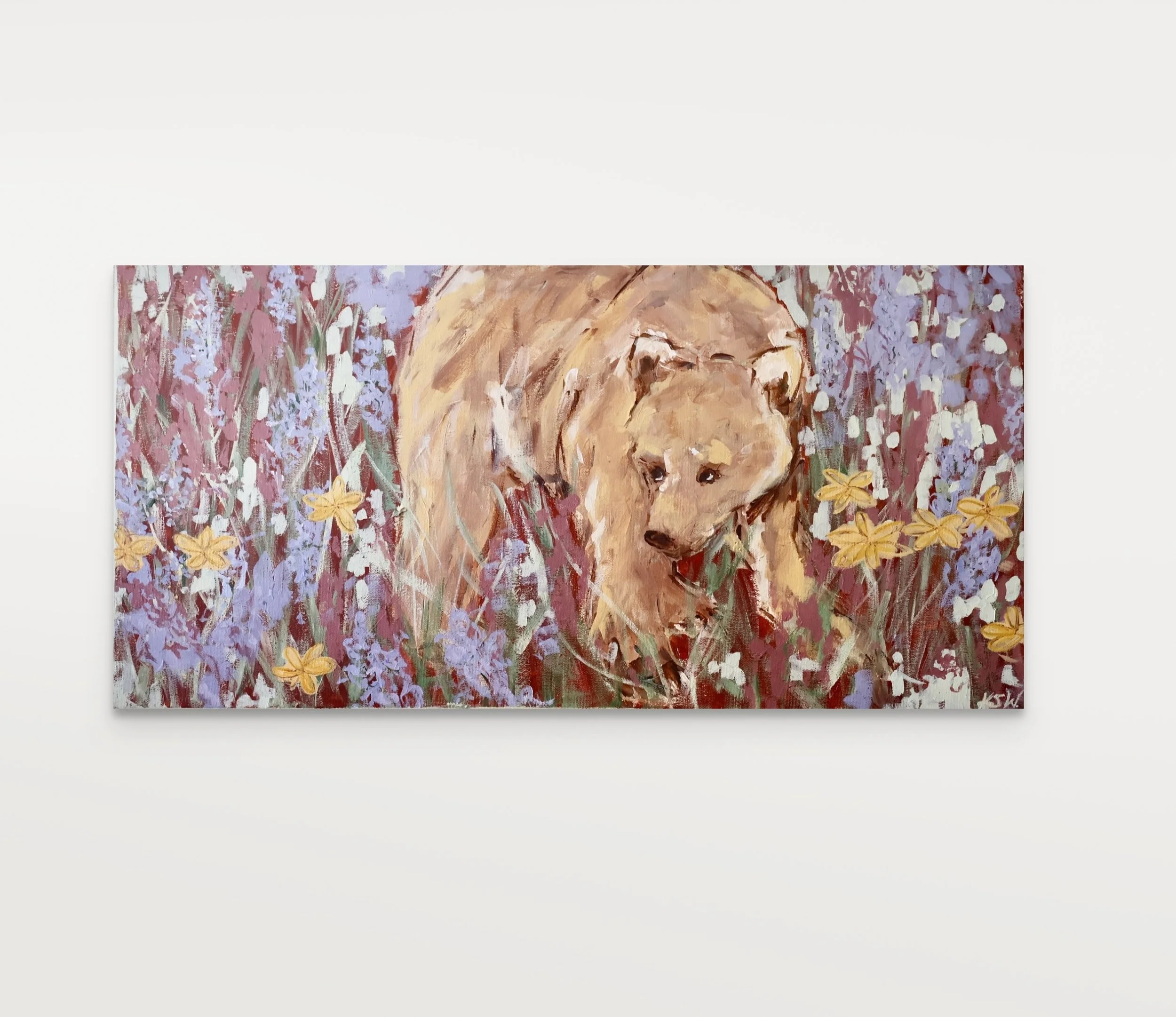 "In the Wildflowers" - Original Art