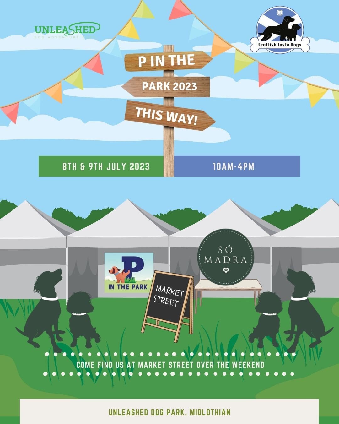 We will be back at P in the Park again this year on 8 and 9 July! 🐶

Its going to be bigger and better than ever so don't forget to buy your ticket 🤩🐾

Can't wait to see you all at this fab event! 😍

#scottishinstadogs #scottishdogs #dogsofscotla