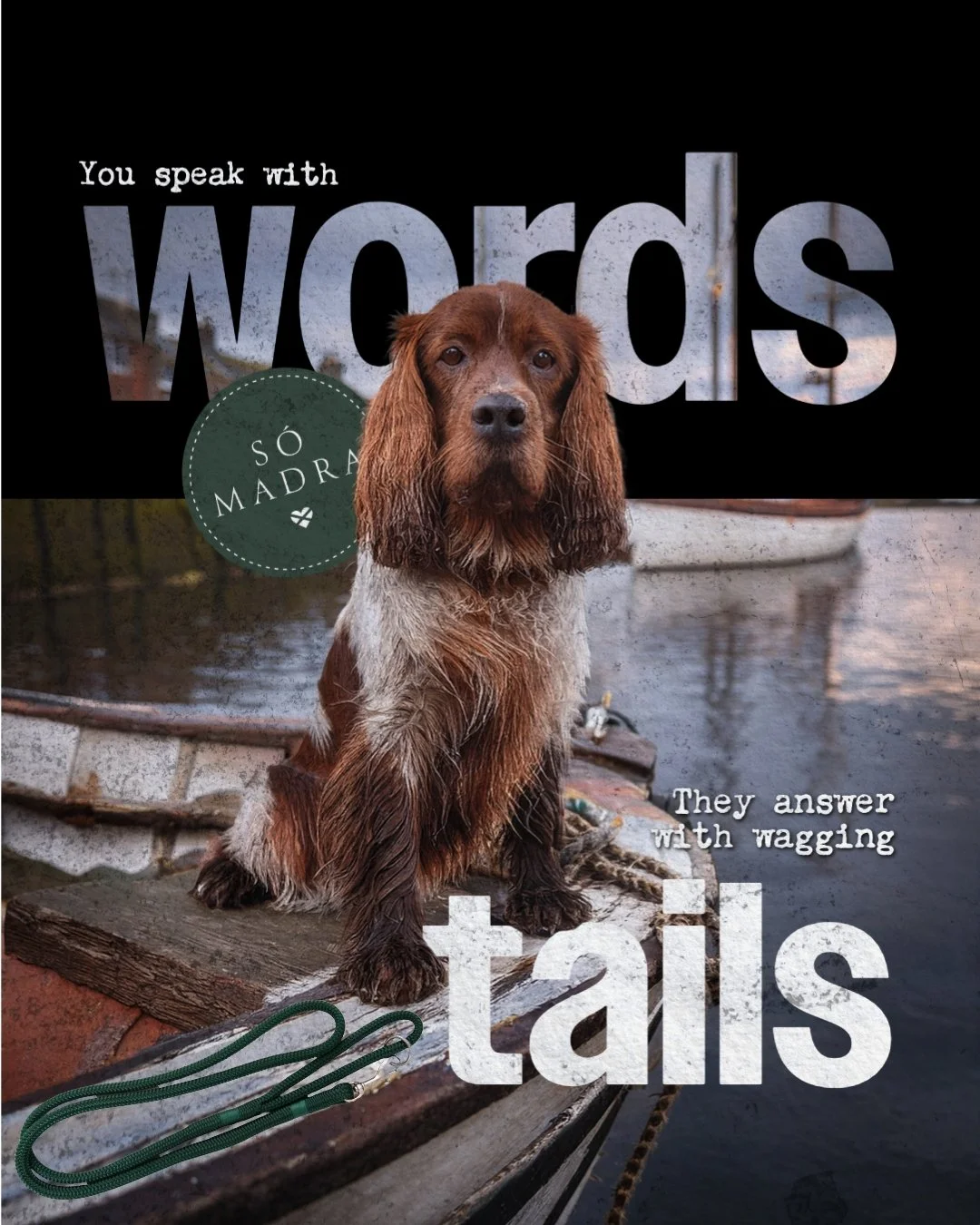 Fact: We don’t use knots on our dog leads. Our rope leads are hand-spliced, a traditional marine technique that weaves the rope back into itself for maximum strength. It’s how fishermen and sailors keep their boats secure, so yes, it&rsqu