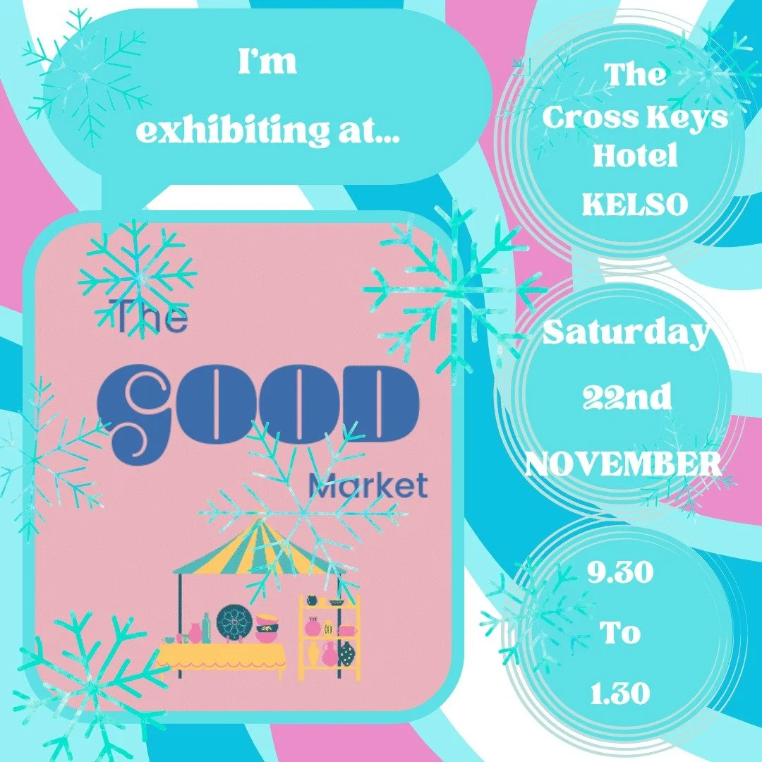 We will be exhibiting @thegoodmarketkelso alongside many other fantastic small businesses! 🤩

🐾 Saturday 22 November 2025
🐾 9:30am-1:30pm
🐾 Cross Keys Hotel - Market Square - Kelso

Pop in for a chat and a browse 😍 We look forward to seeing you 