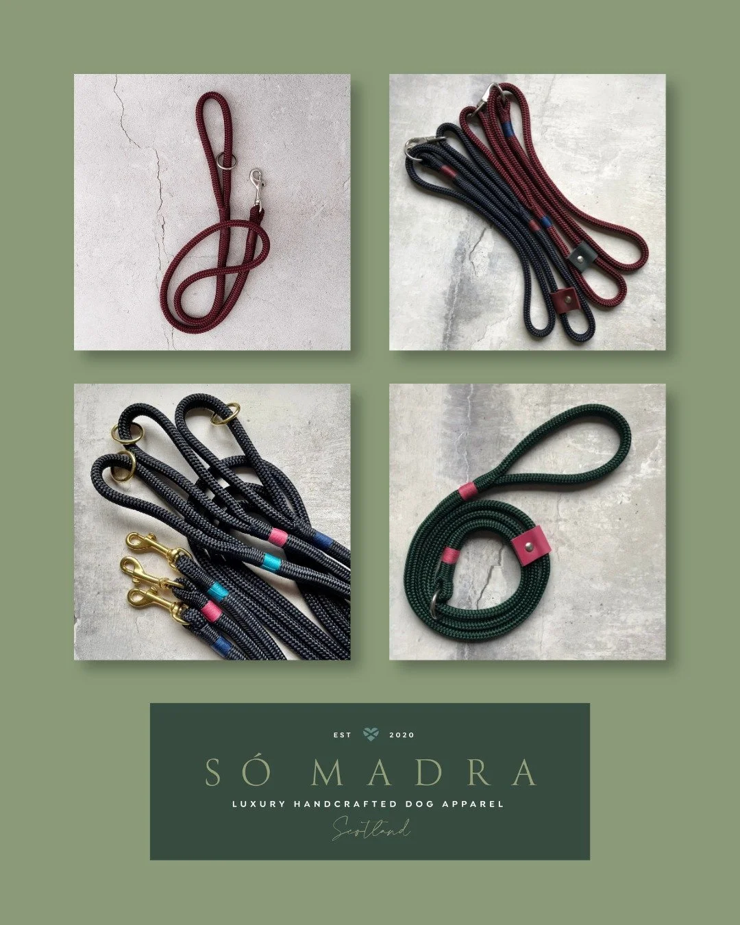 Need a custom dog lead? No problem. It's what we do best! 🙌🐾