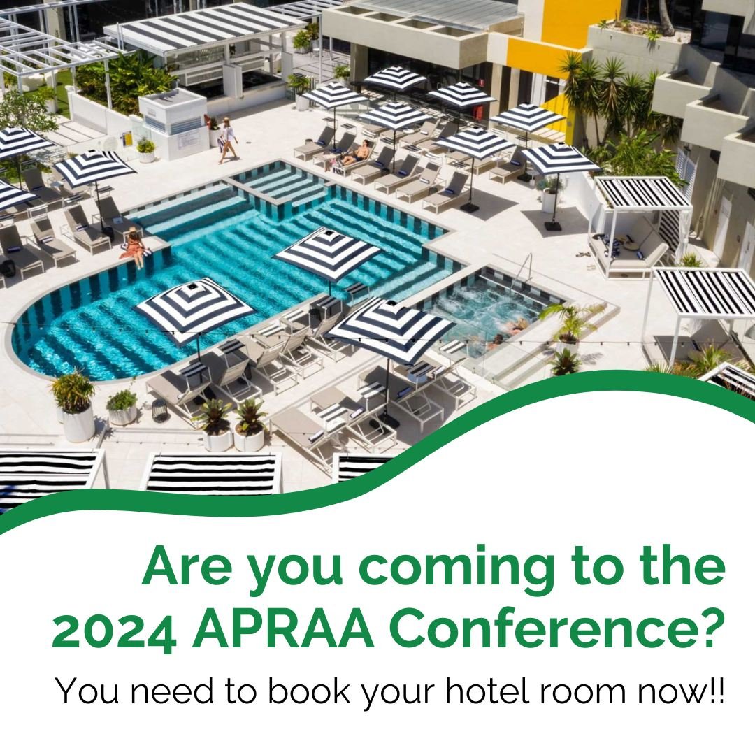 If you are planning on coming to the 2024 APRAA conference (and let's face it - why wouldn't you be??) then you need to jump on and book a room at the QT Gold Coast ASAP.

WHY BOOK NOW?

Due to overwhelming interest and demand, our specially negotiat