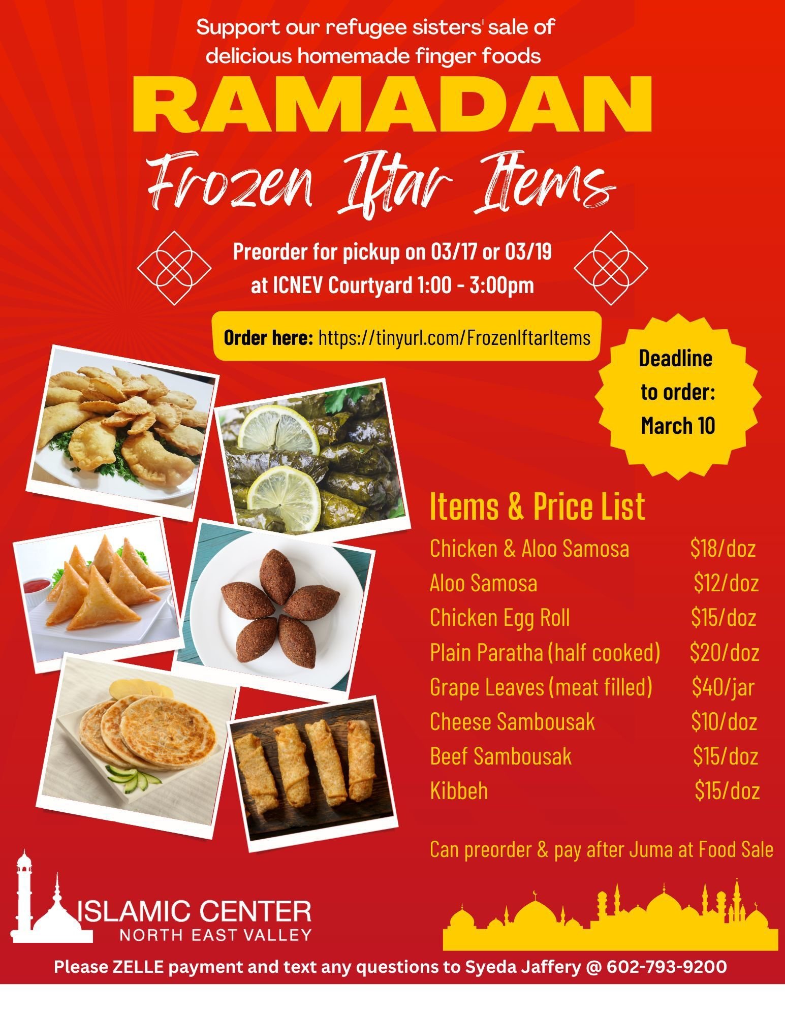 Discount on frozen food items