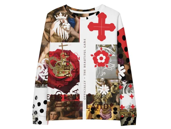 E/02 - The 12th - England's Most Stylish Squad - Unisex Cotton Sweatshirt