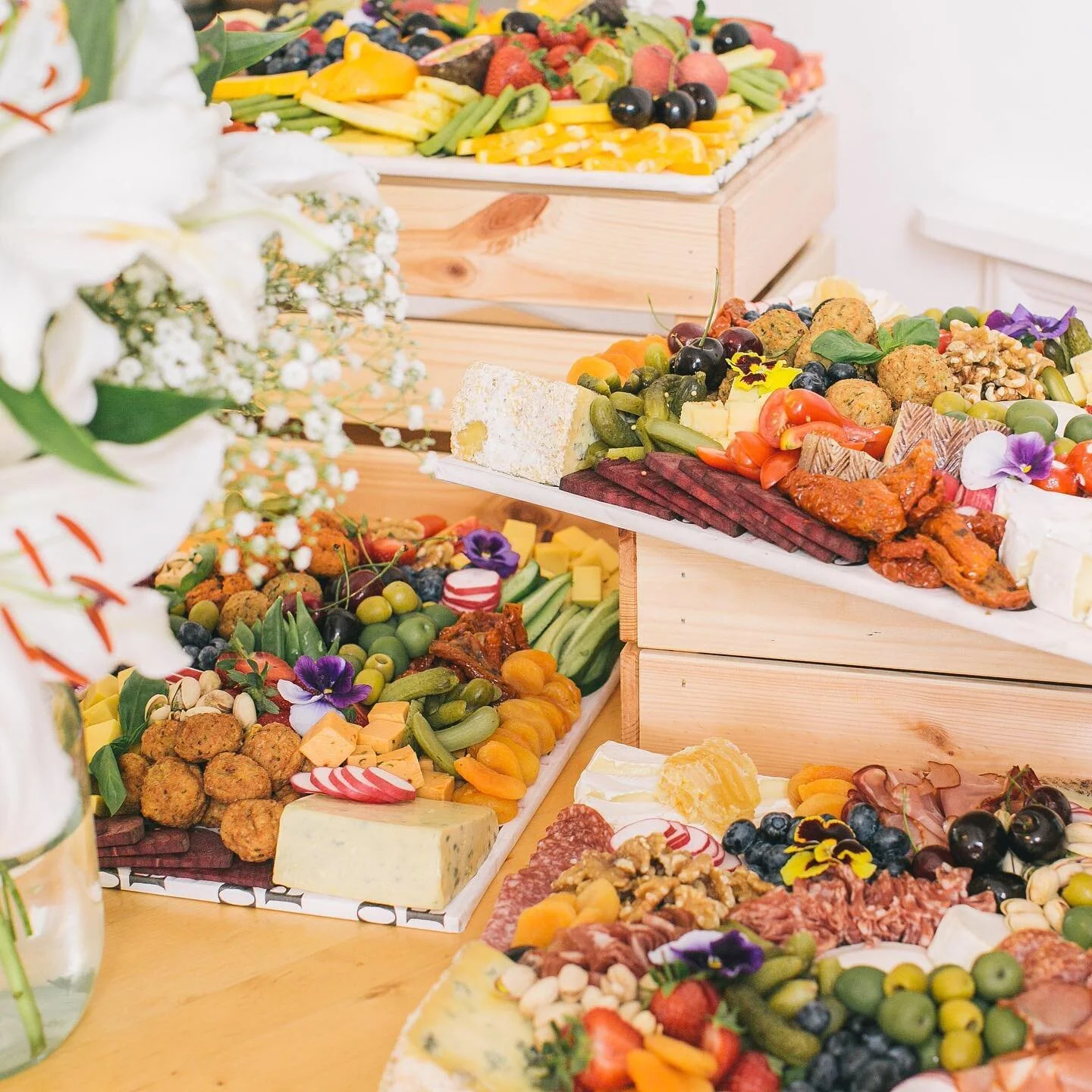 OLIVE & PICKLE Grazing Tables, Boxes and Platters