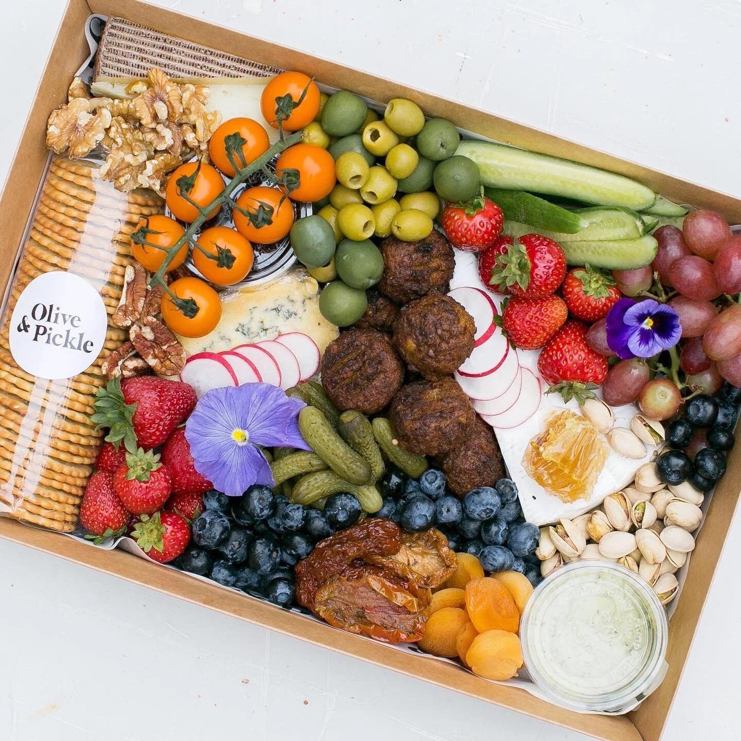 OLIVE & PICKLE Grazing Tables, Boxes and Platters