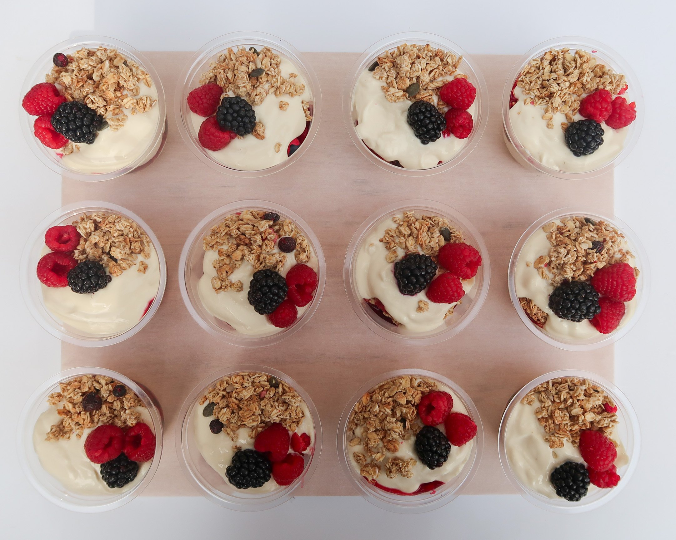 The berry parfait platter