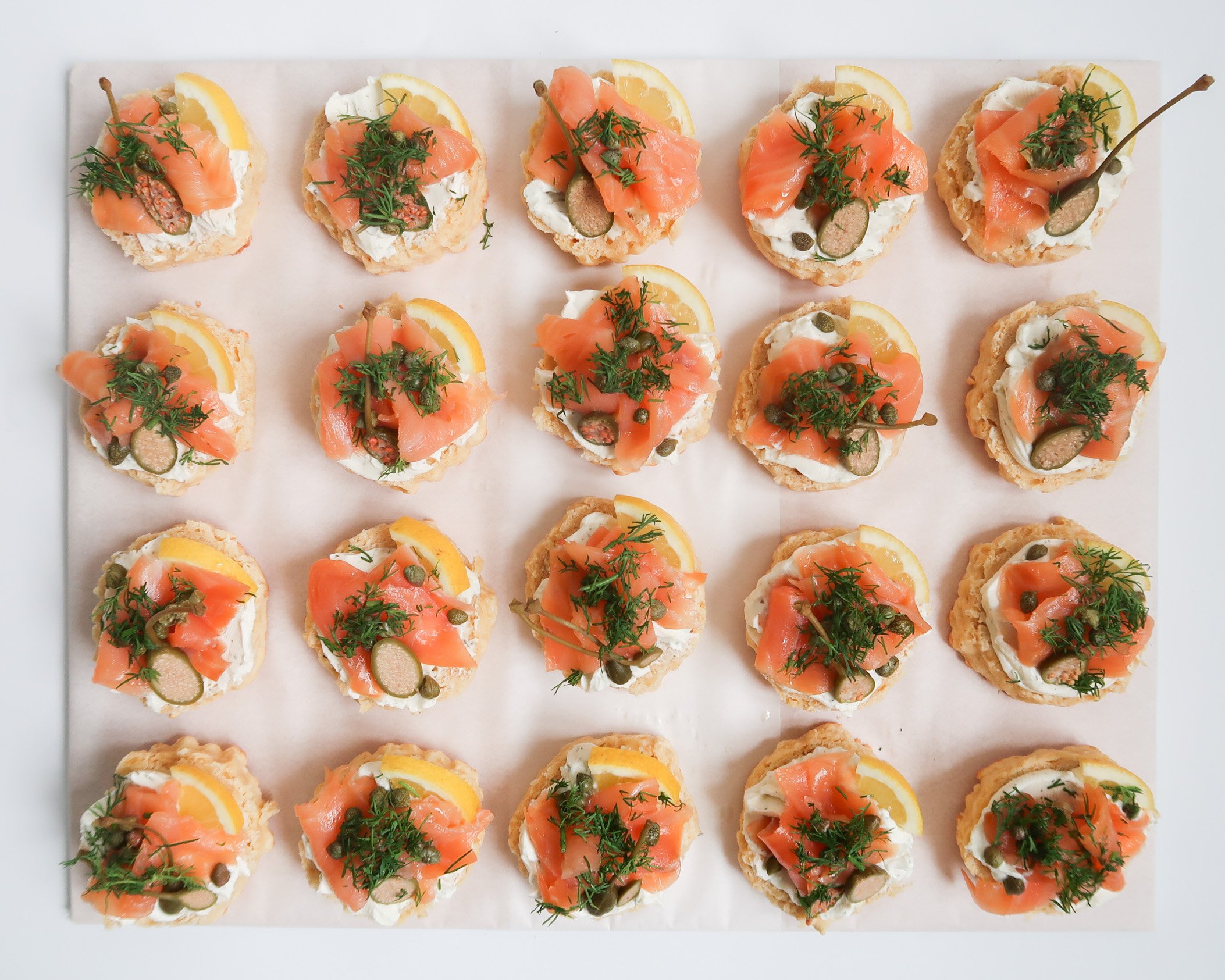 The Salmon Savoury Scone Platter