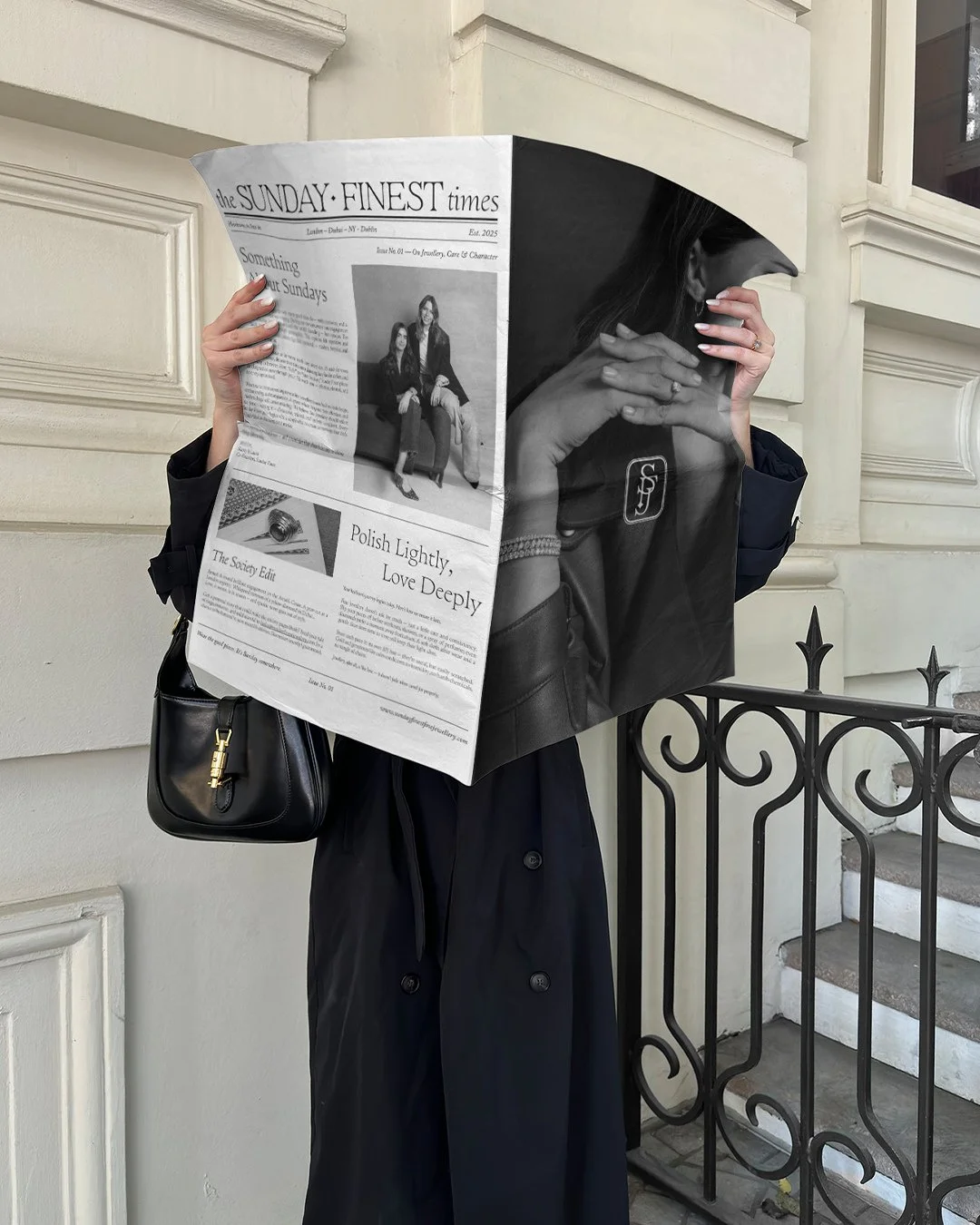 The Sunday Finest Times. A unique take on the jewellery care card. Wear the good pieces. Its Sunday somewhere.⁠
⁠
@sundayfinestjewellery