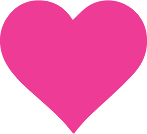 A big pink heart