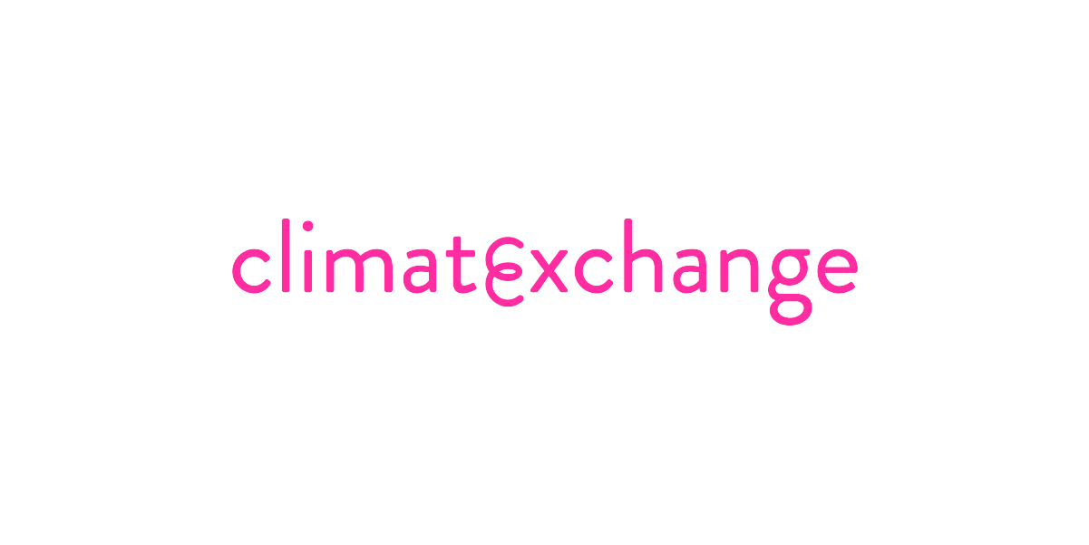 The climatExchange logo in pink