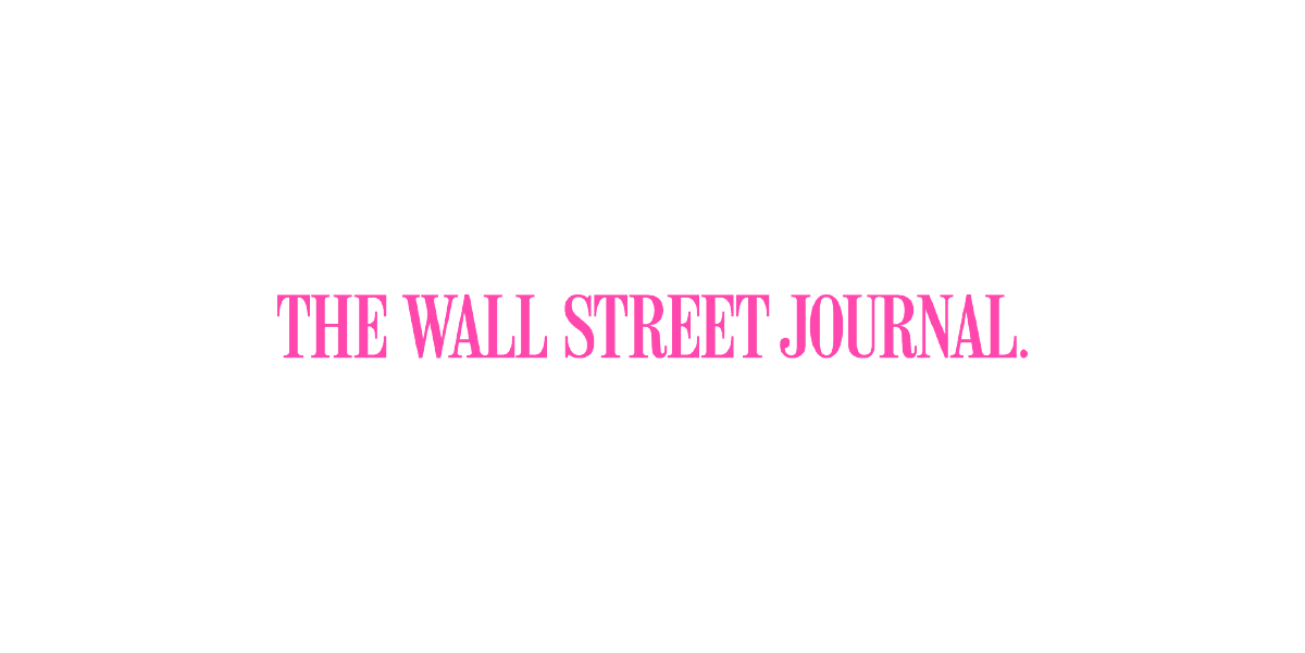 The Wall Street Journal logo in pink