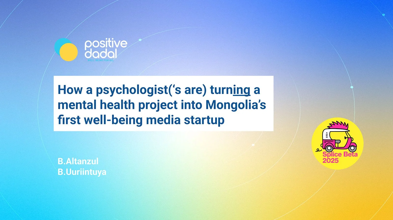 Altanzul Batochir: How a psychologist turned a mental health project into Mongolia’s first well-being media startup