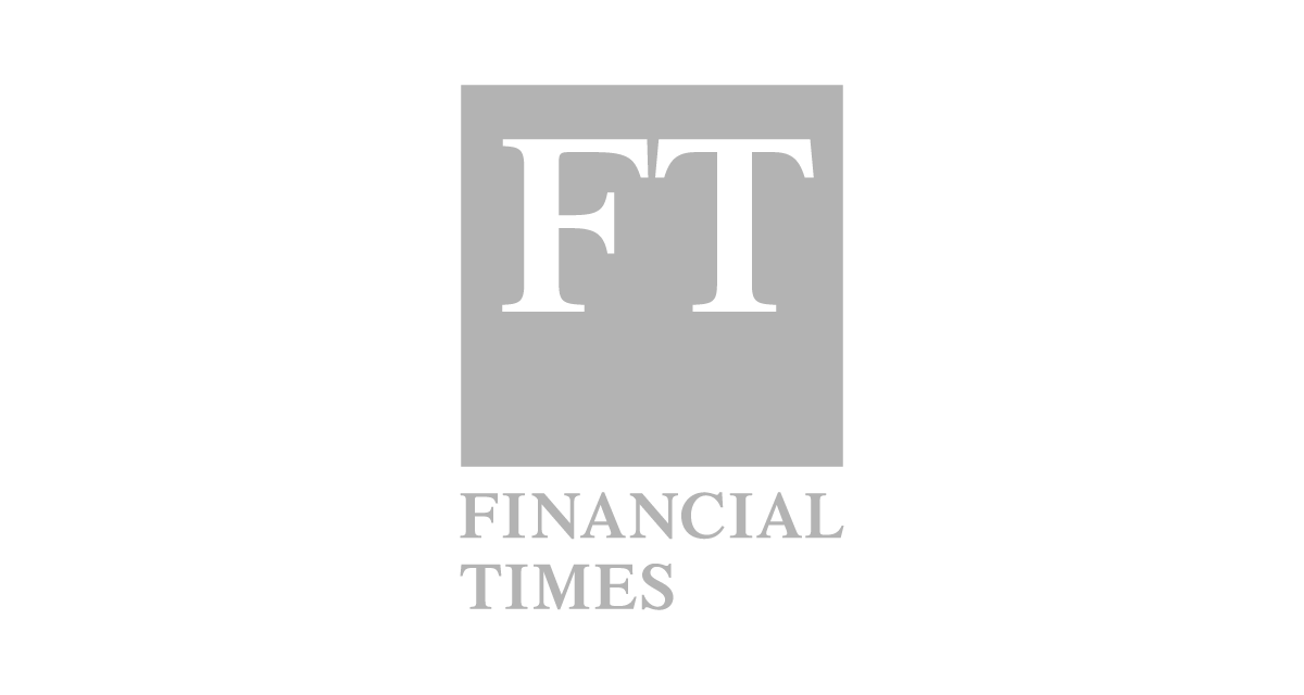 Financial Times logo with 'FT' in a gray square and 'Financial Times' text below.