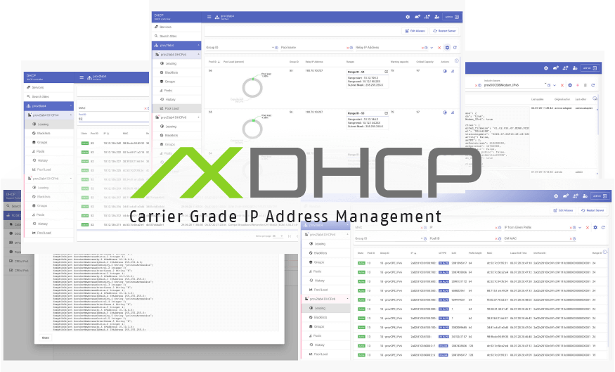 Portefeuille de produits AX DHCP