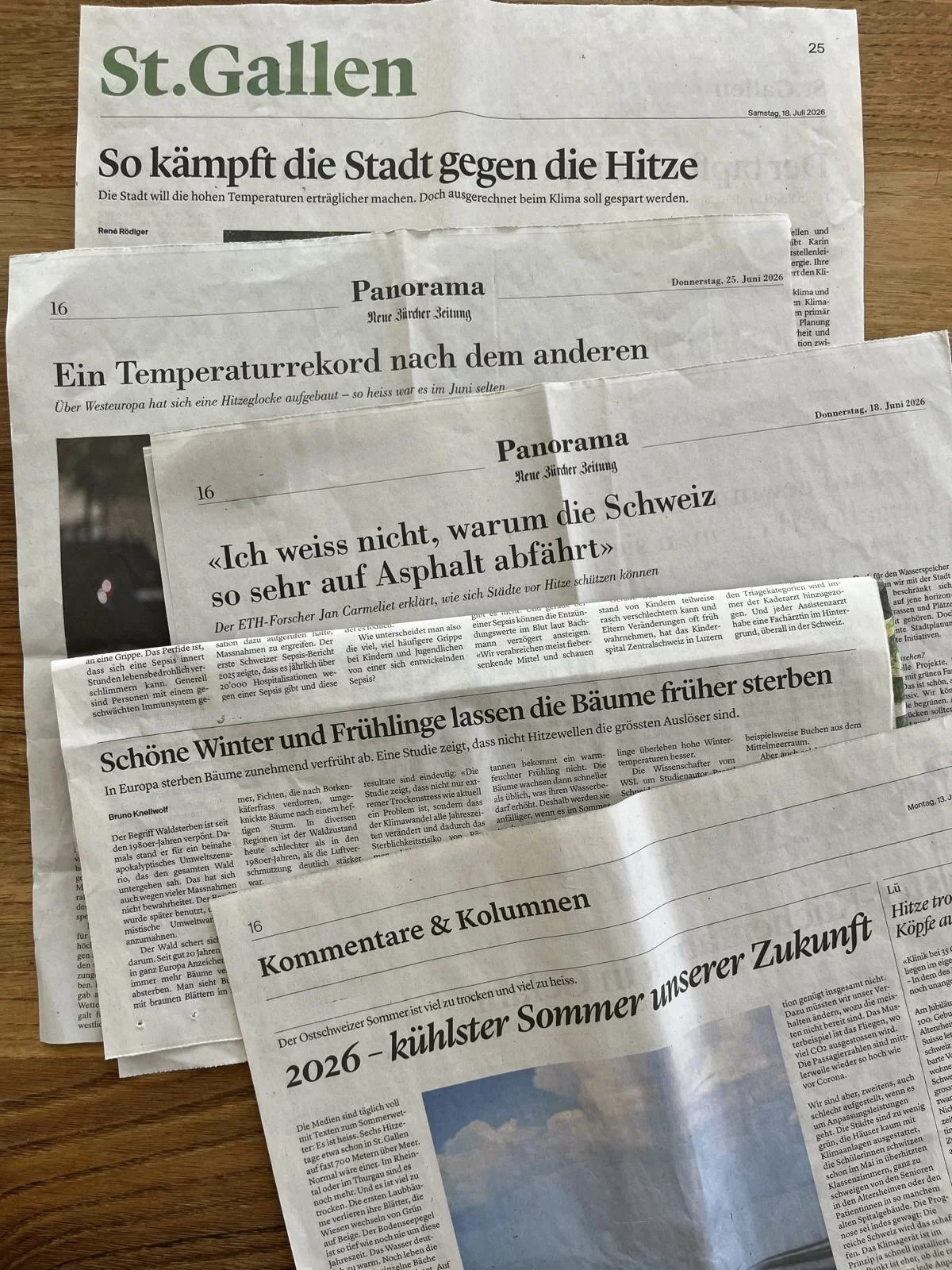 Wie geht es in diesen Tagen unserer Natur?