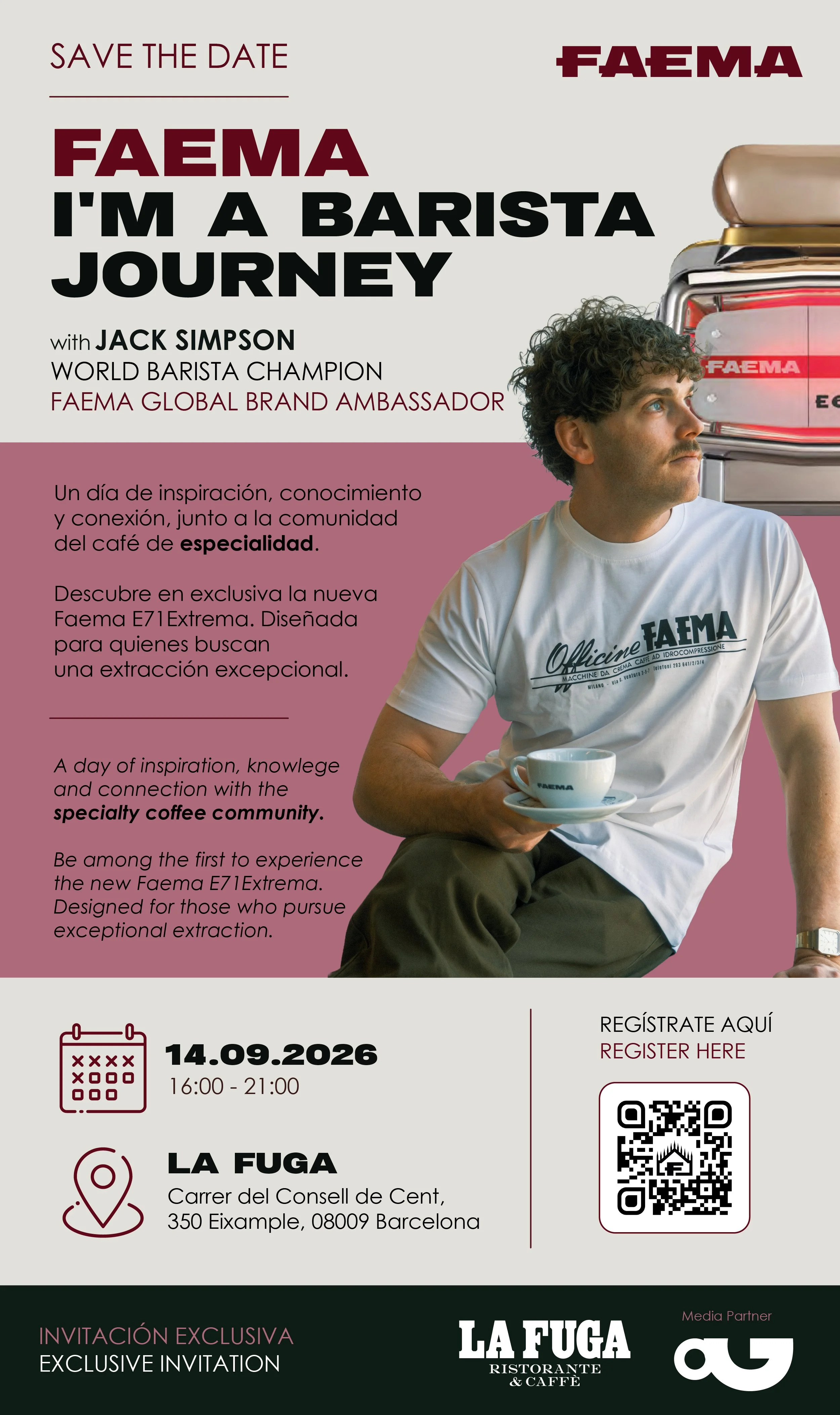 FAEMA I'M A BARISTA JOURNEY | Featuring Jack Simpson