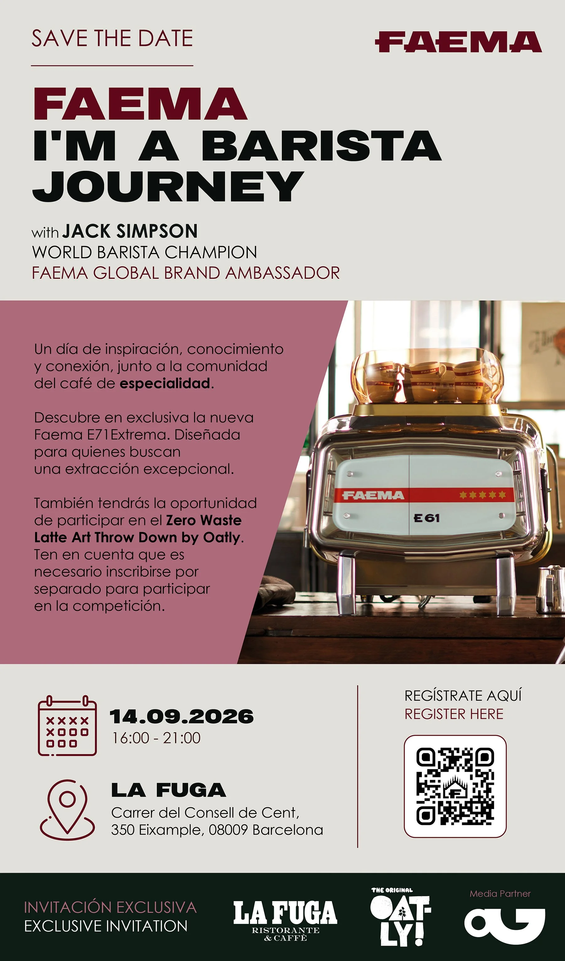 Zero Waste Latte Art Throwdown by Oatly
