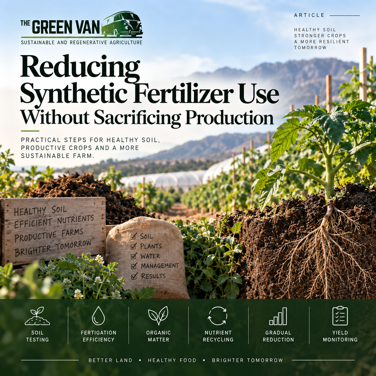 Reducing Synthetic Fertilizer Use Without Sacrificing Production