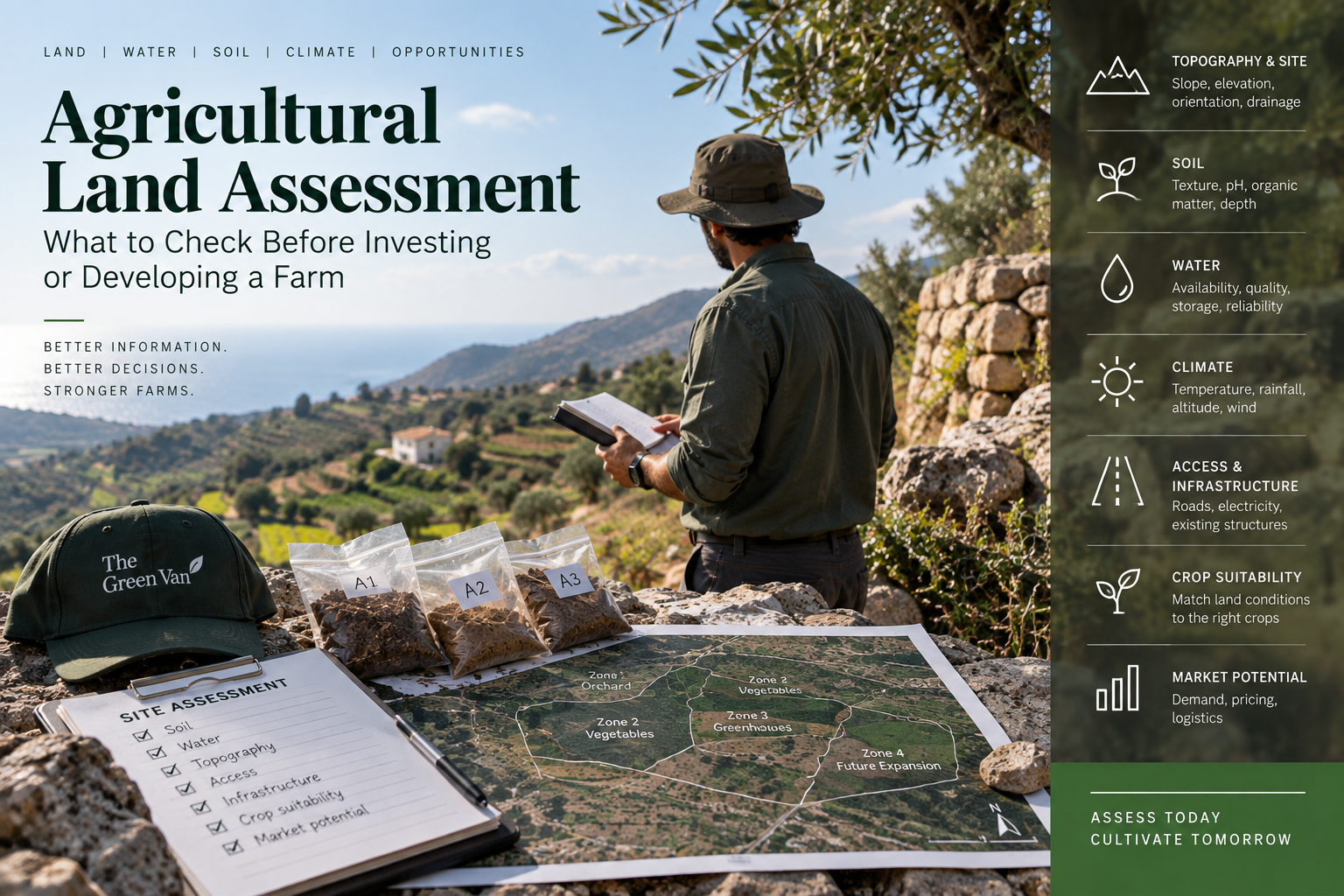 Agricultural Land Assessment: What to Check Before Investing or Developing a Farm