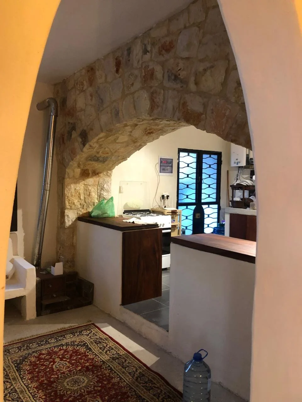 Cozy kitchen and Living Space 