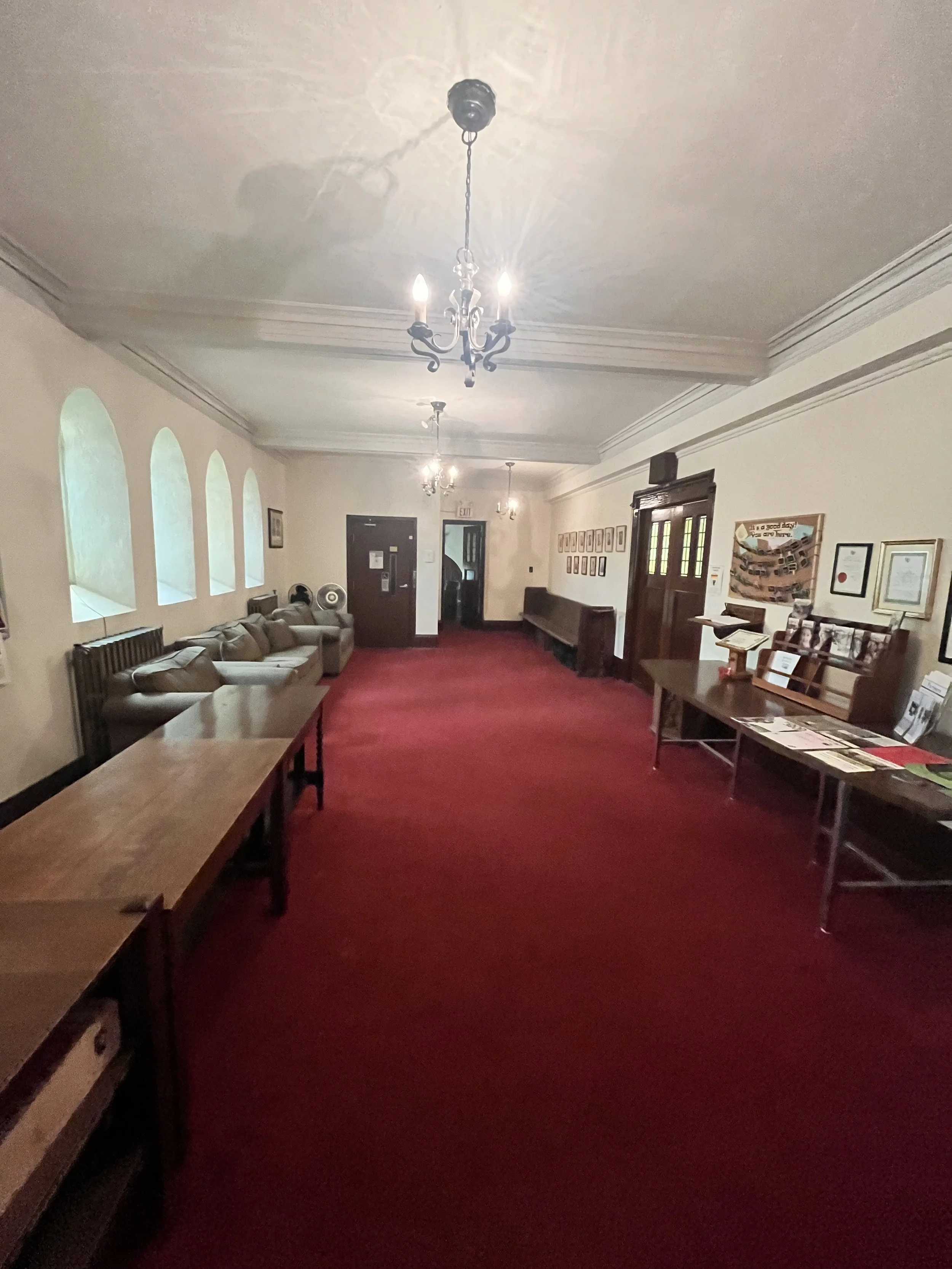 Front Lobby/Narthex (entrance to Sanctuary)
